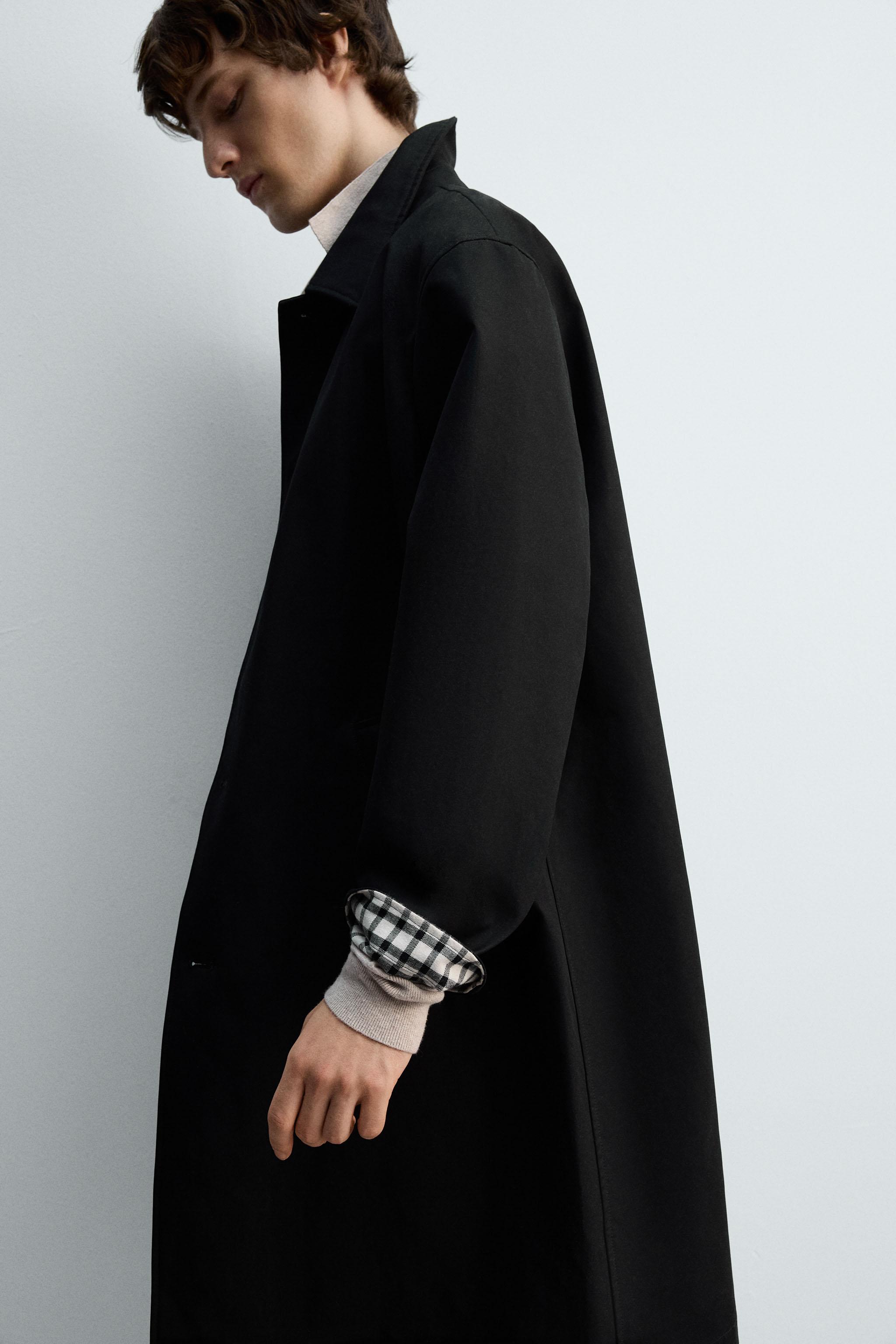 LIMITED EDITION CHECK COMBINATION TRENCH COAT