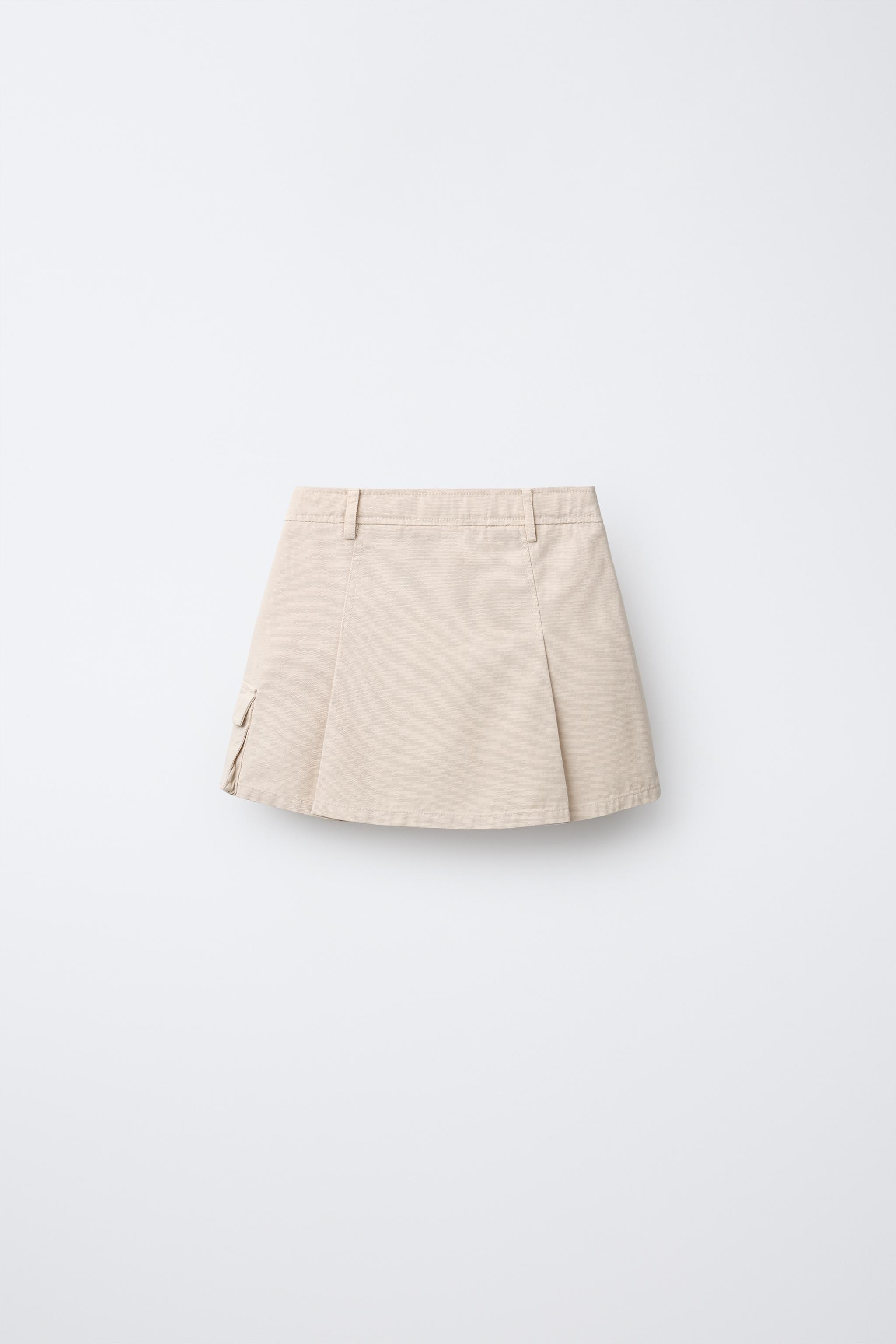 PLEATED POCKET SKIRT