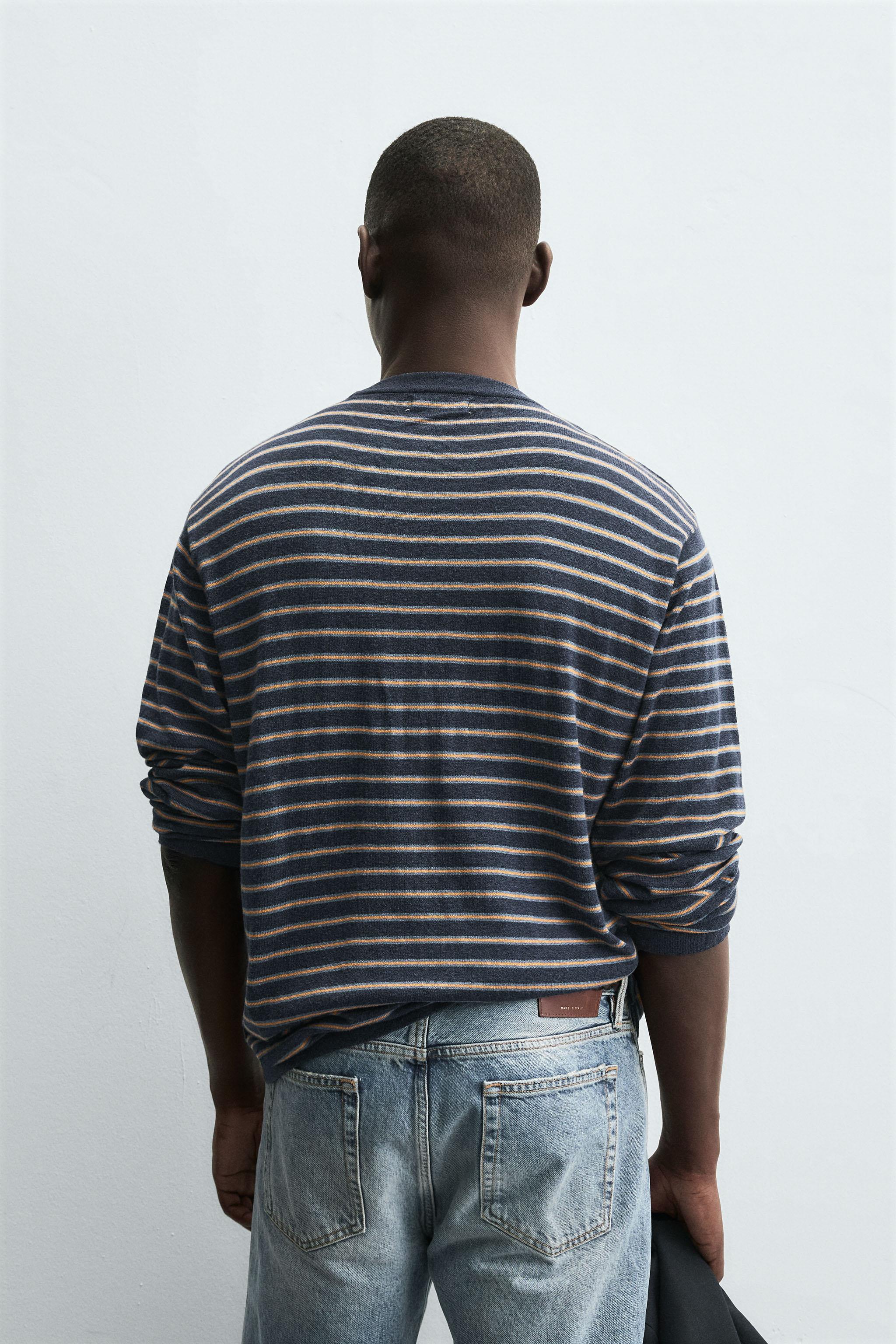 STRIPED JACQUARD SWEATER