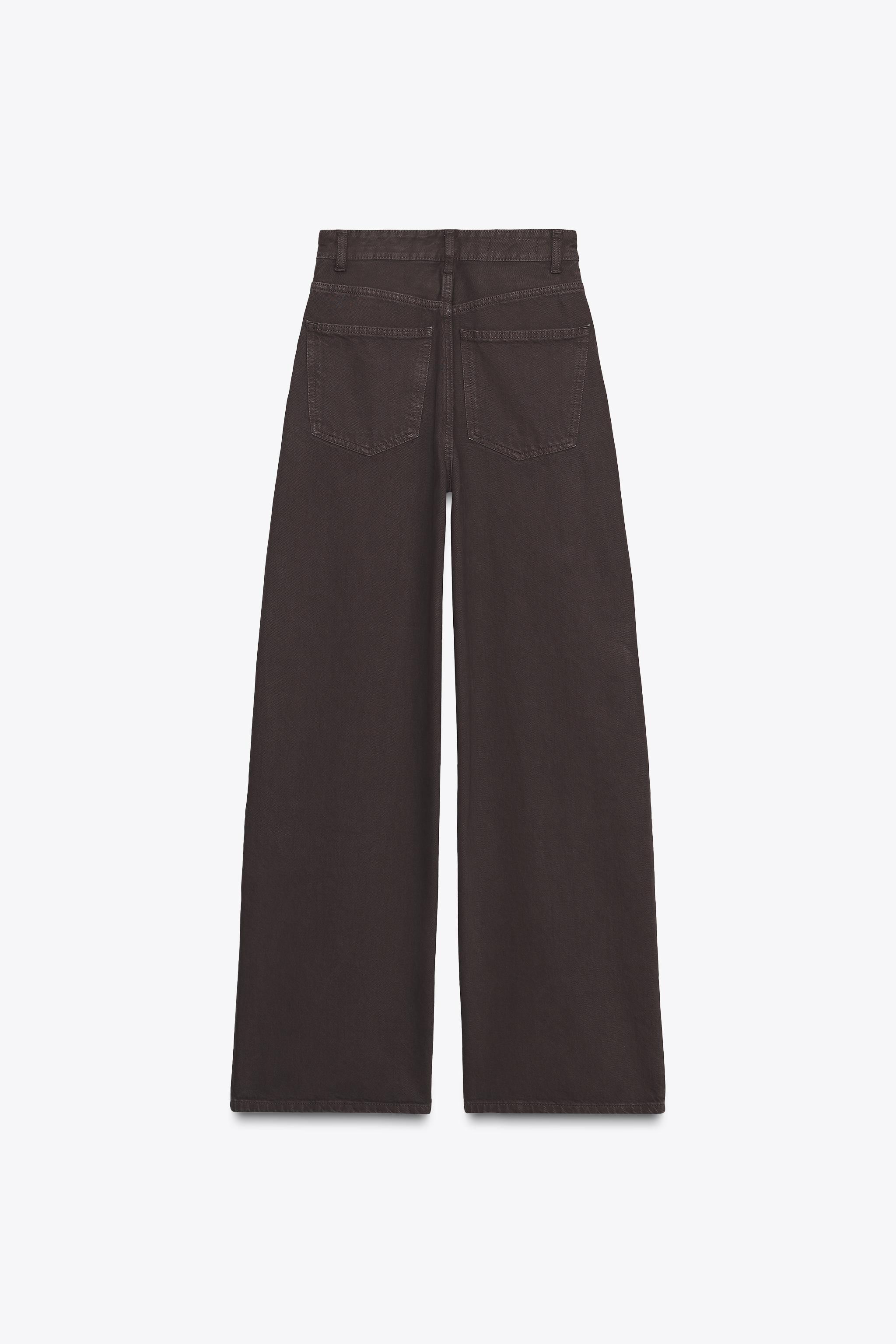 TRF EXTRA WIDE LEG HIGH WAIST JEANS