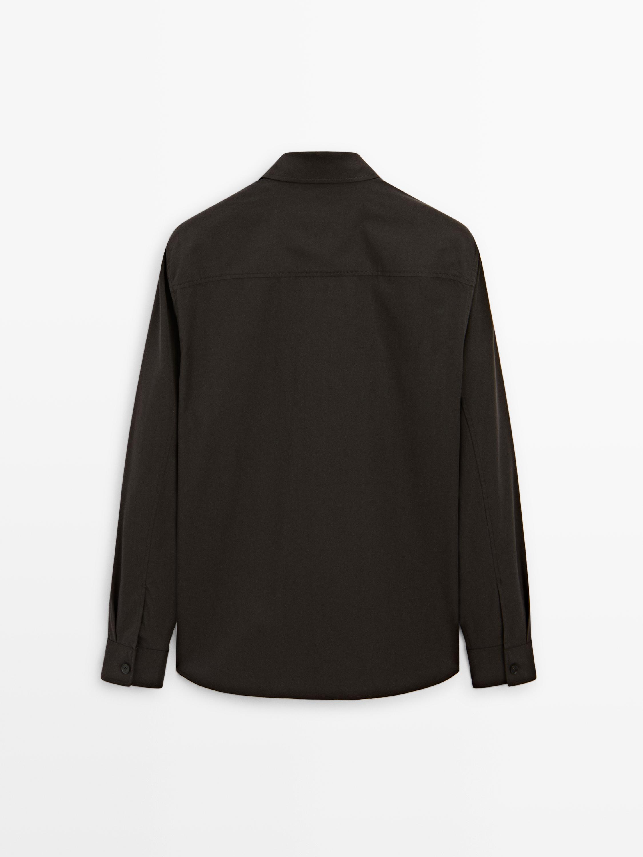 Relaxed fit shirt with pocket