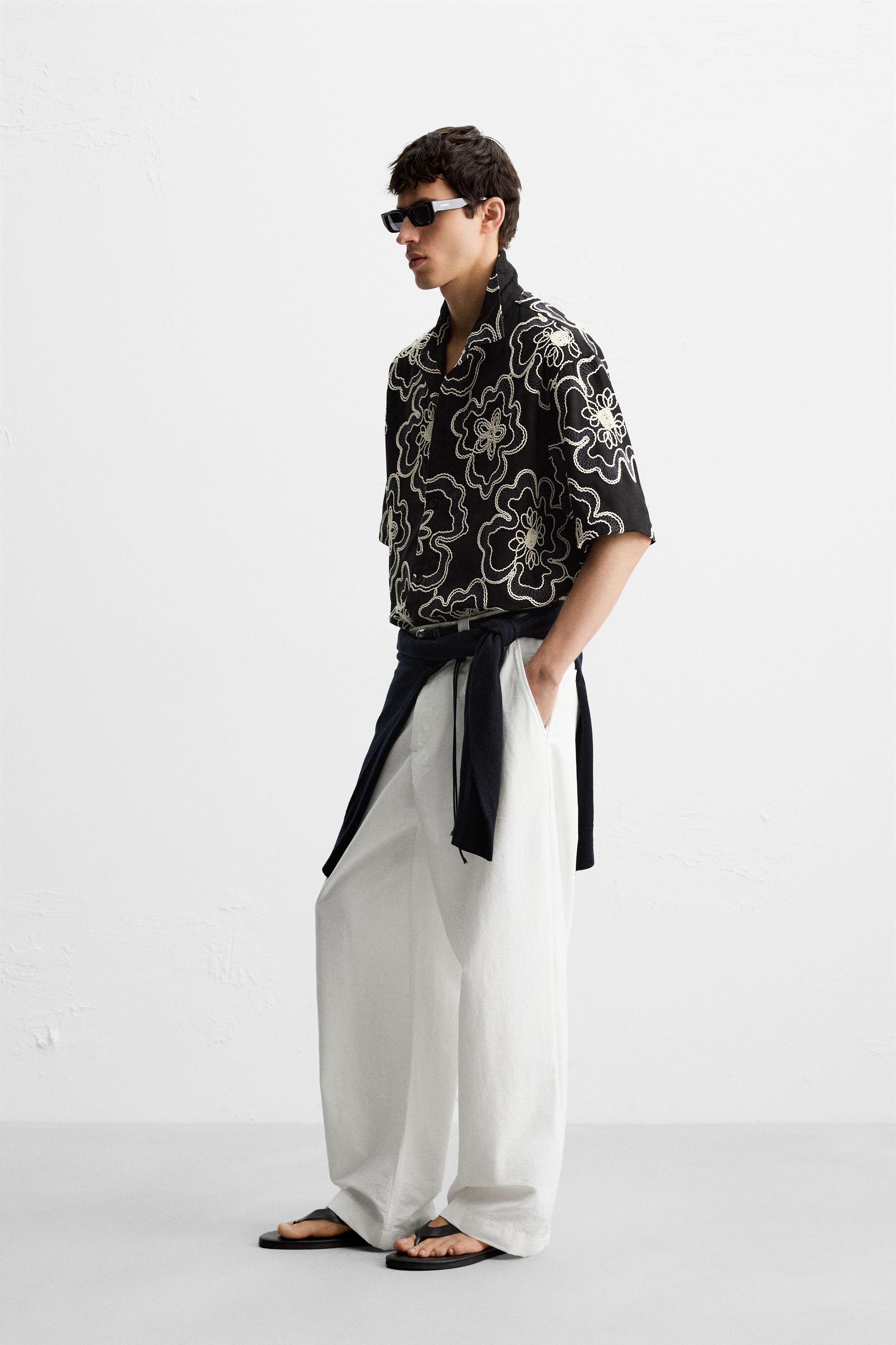 RAISED EMBROIDERY SHIRT