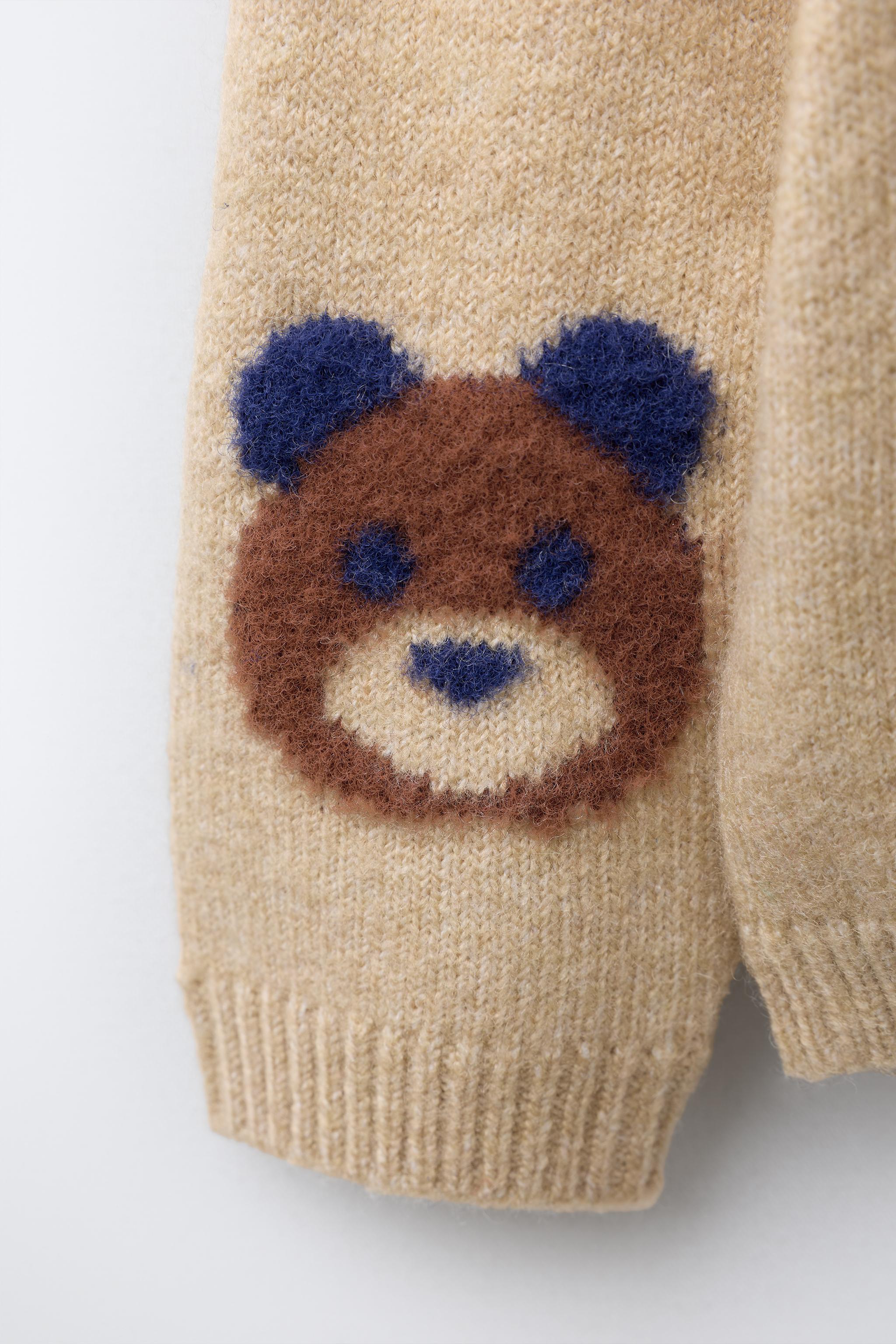 TEDDY BEAR KNIT SWEATER