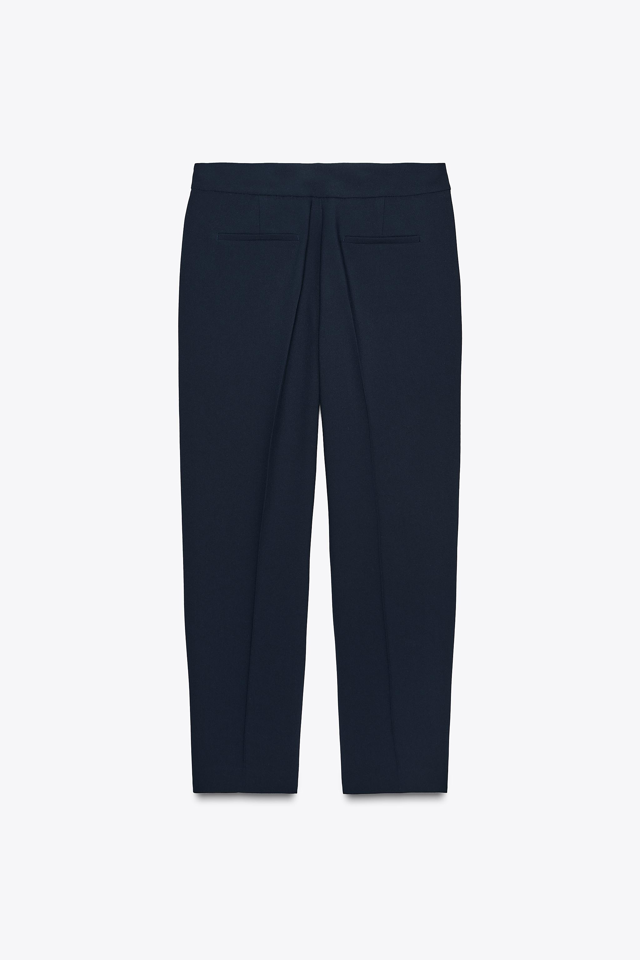 HIGH-WAISTED SLIM PANTS