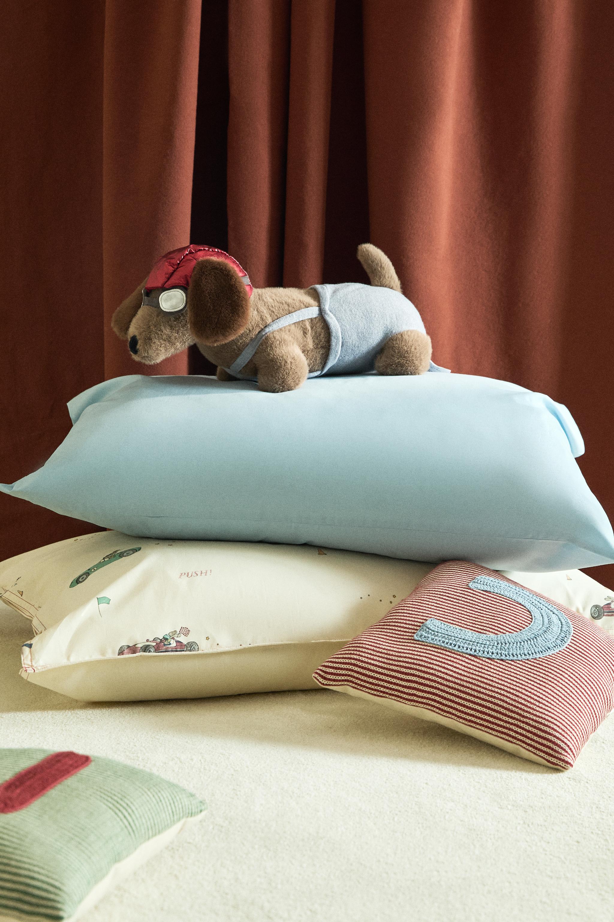 CHILDREN'S DACHSHUND AVIATOR PLUSH TOY