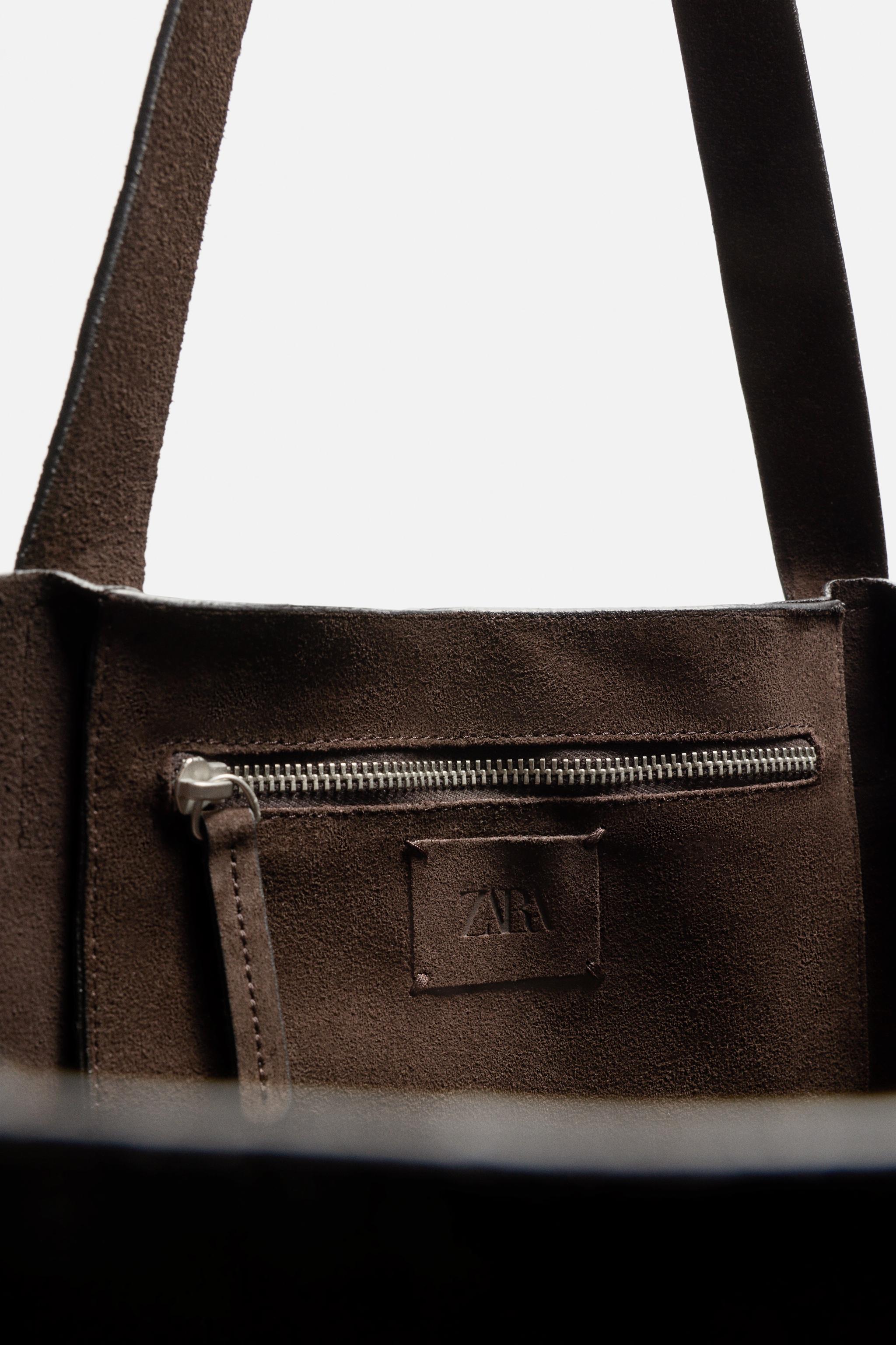 LEATHER SHOPPER BAG