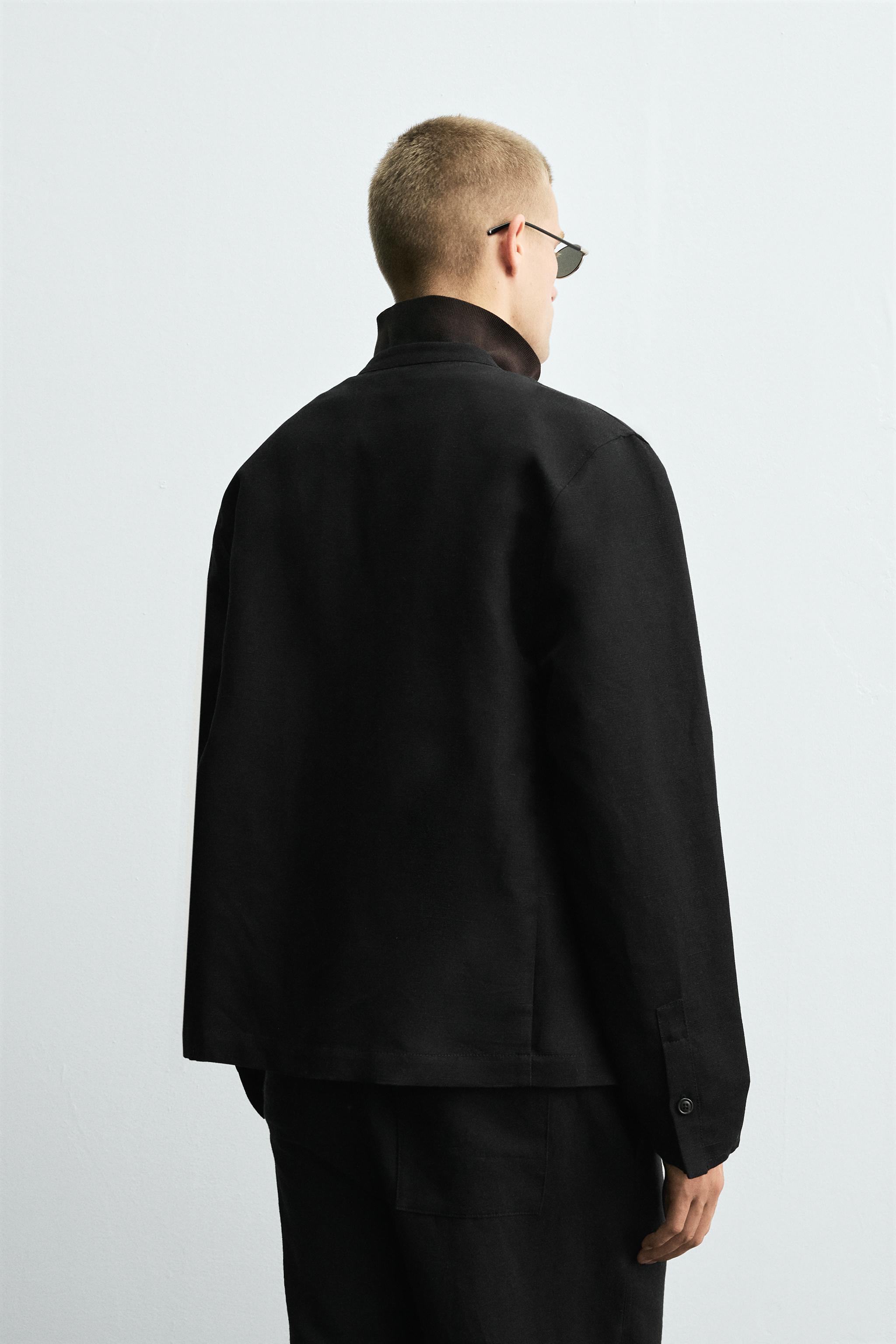 COTTON-LINEN SUIT BLAZER