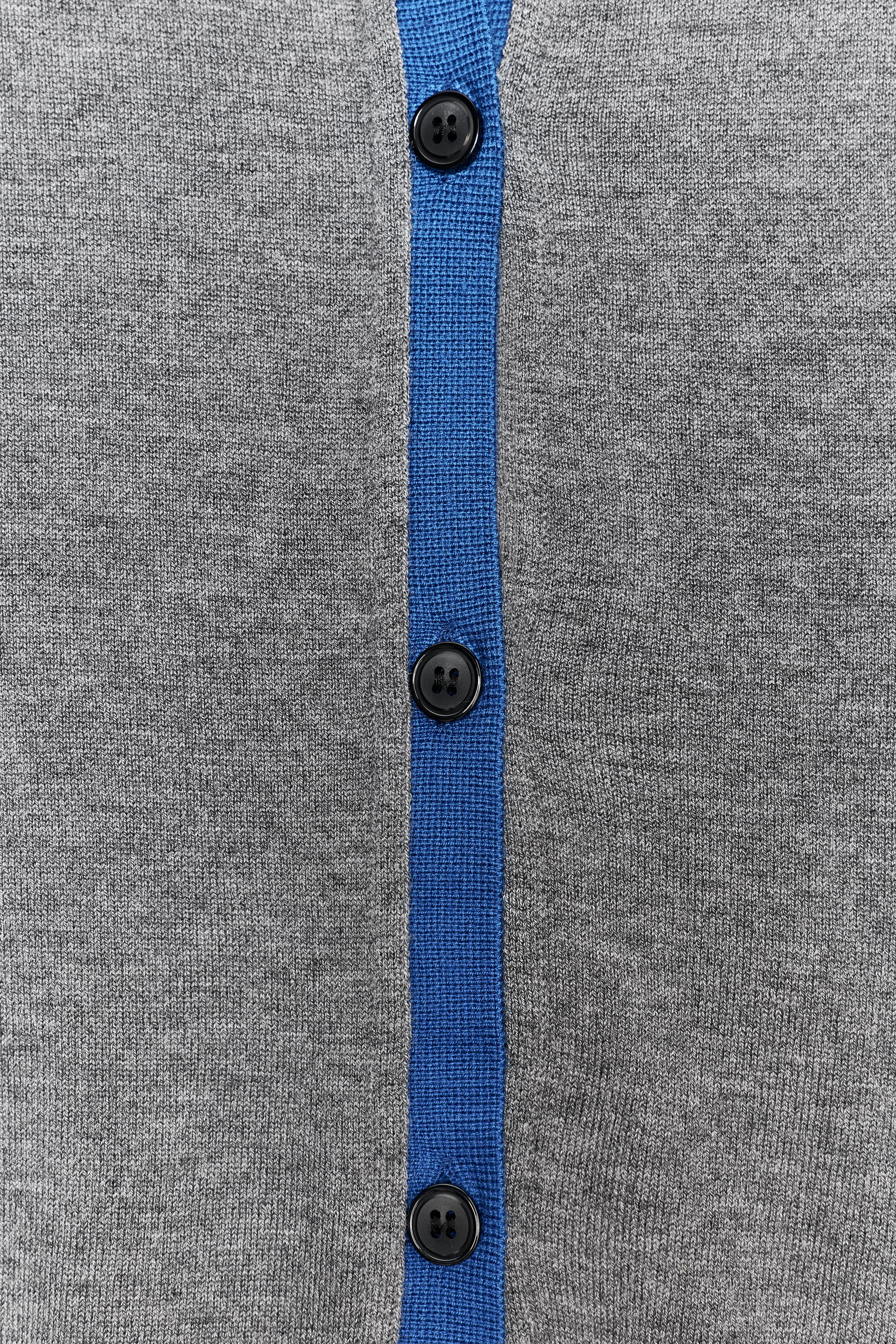 COMBINATION KNIT JACKET