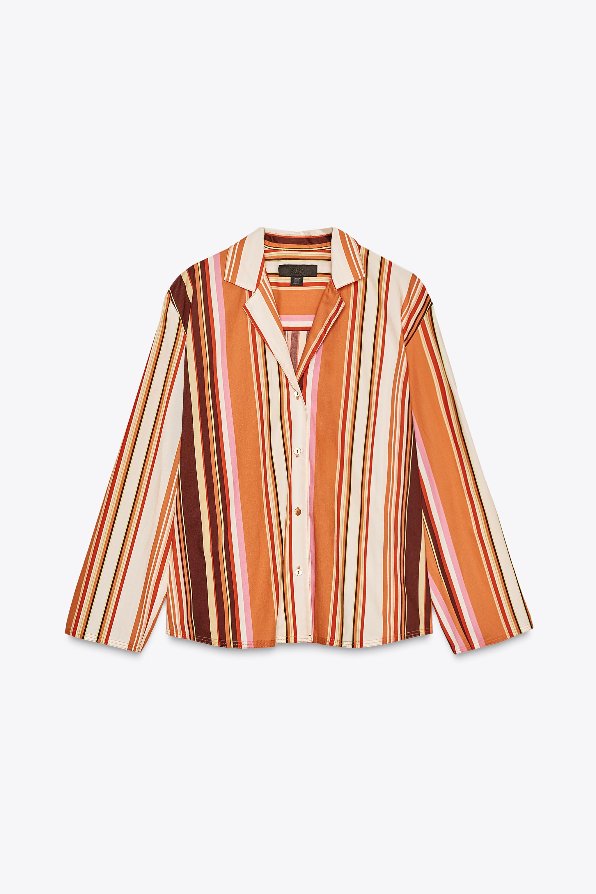 ZW COLLECTION STRIPED PAJAMA SHIRT