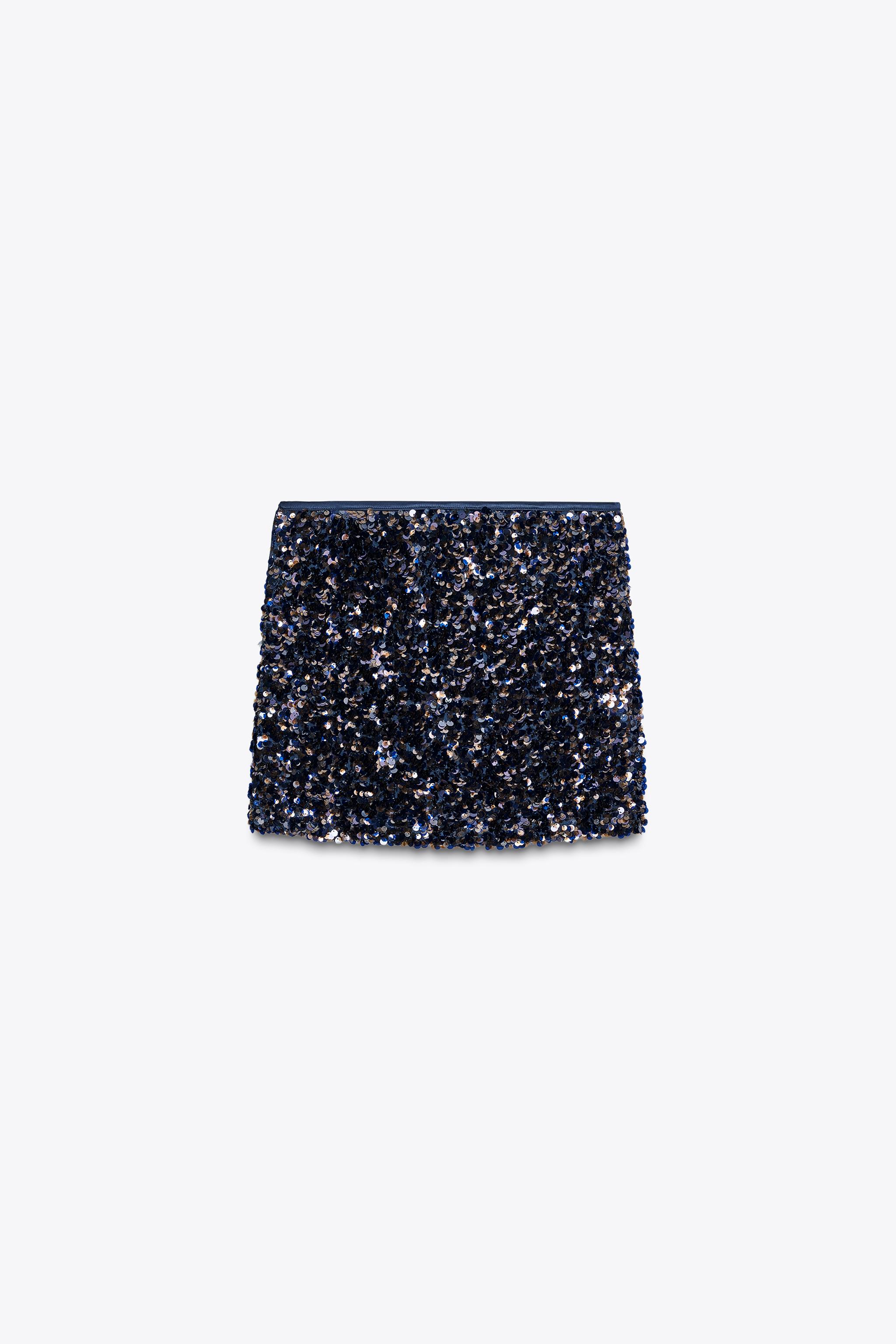 SEQUIN MINI SKIRT