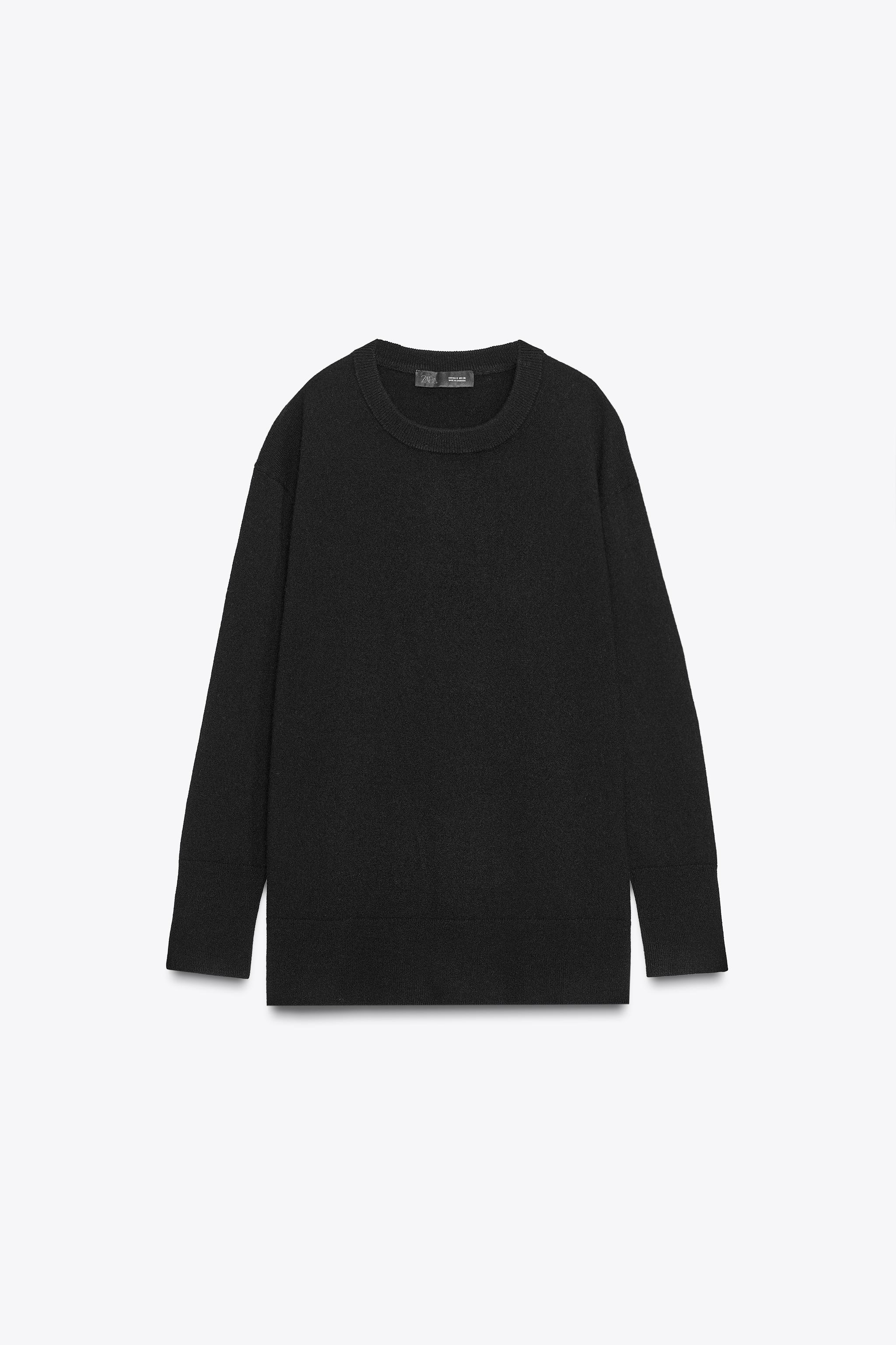 OVERSIZED 100% WOOL KNIT SWEATER