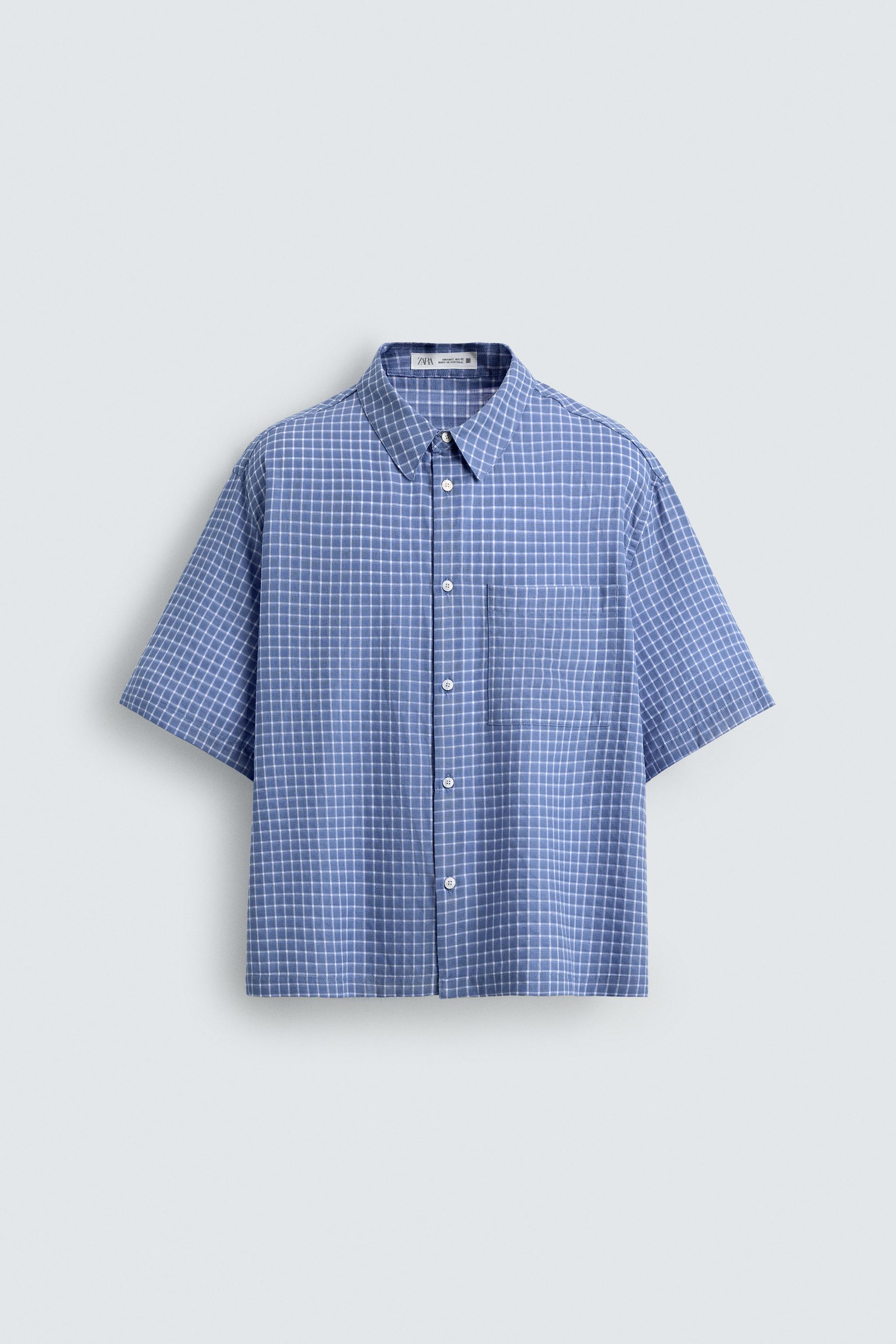 PLAID BOXY FIT SHIRT