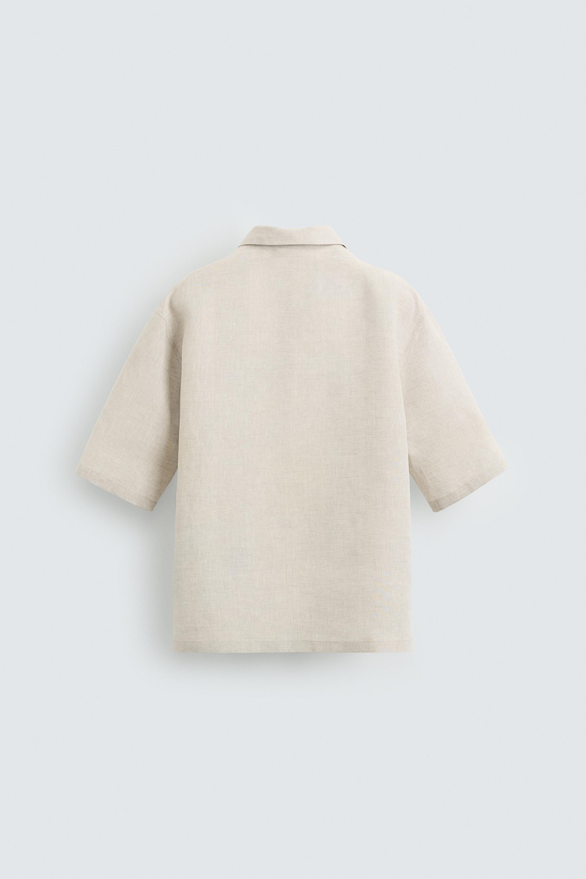 100% LINEN POLO SHIRT