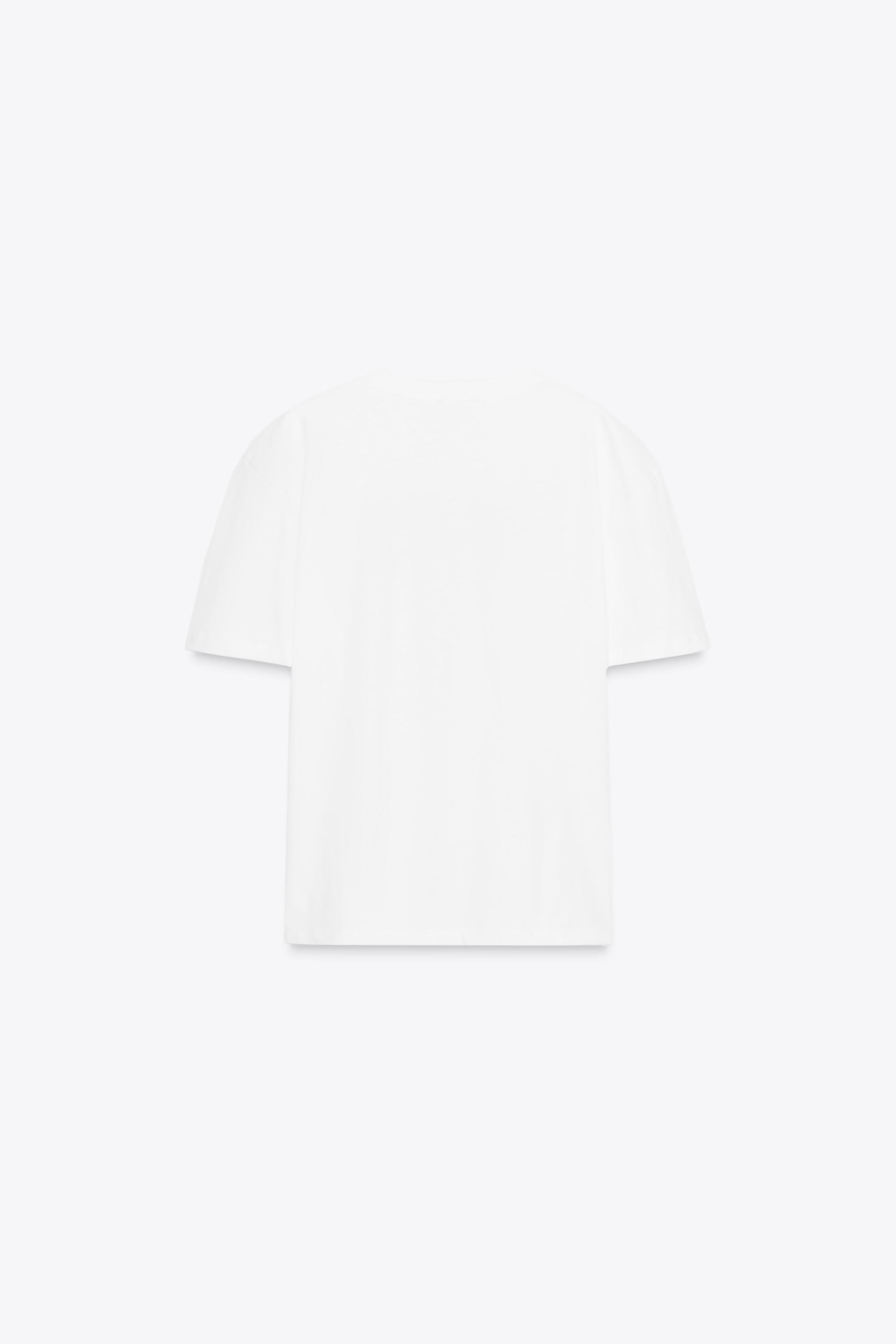 TEXT EMBROIDERED T-SHIRT