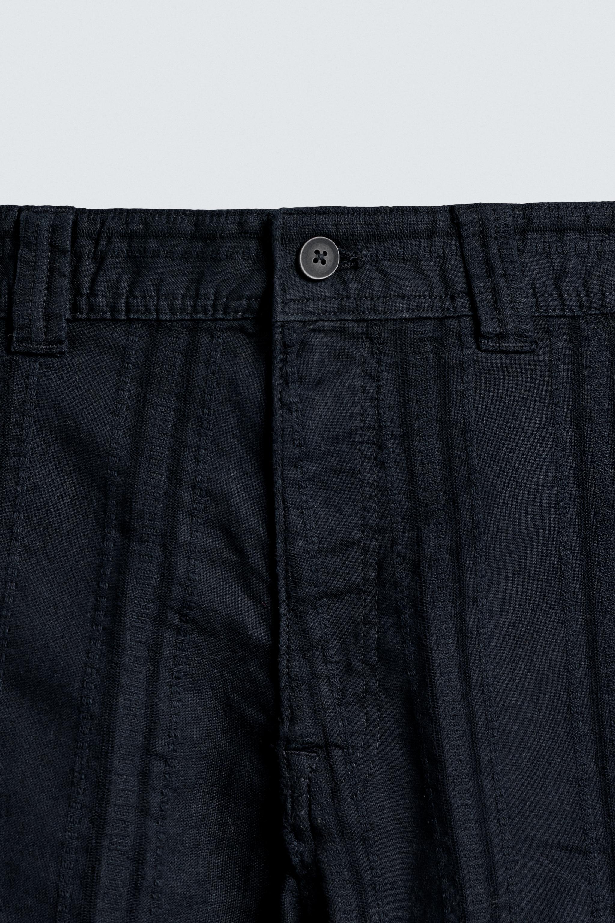 JACQUARD STRIPED PANTS