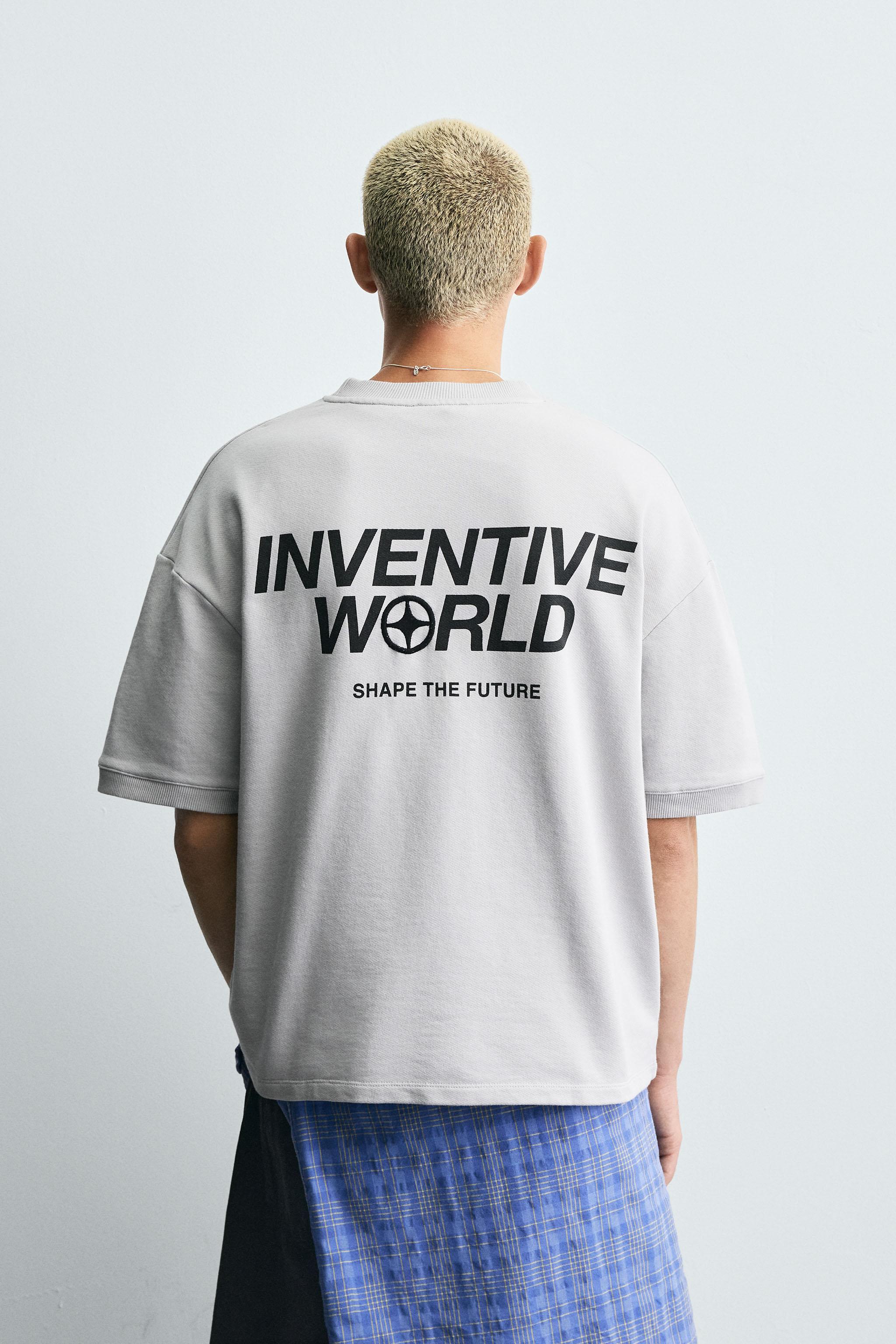 COMBINATION PRINT SWEATSHIRT