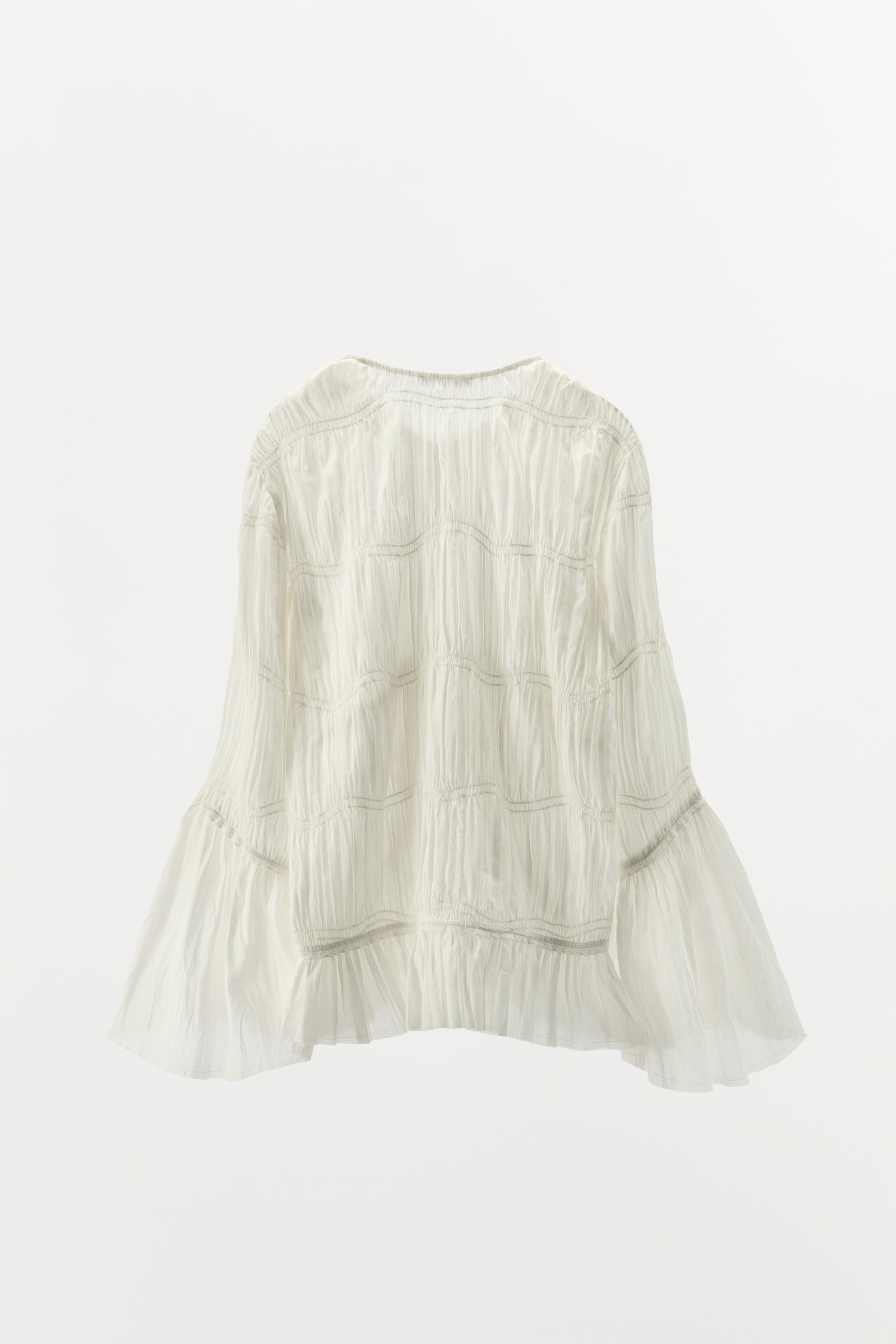 ASYMMETRIC TEXTURED BLOUSE LIMITED EDITION