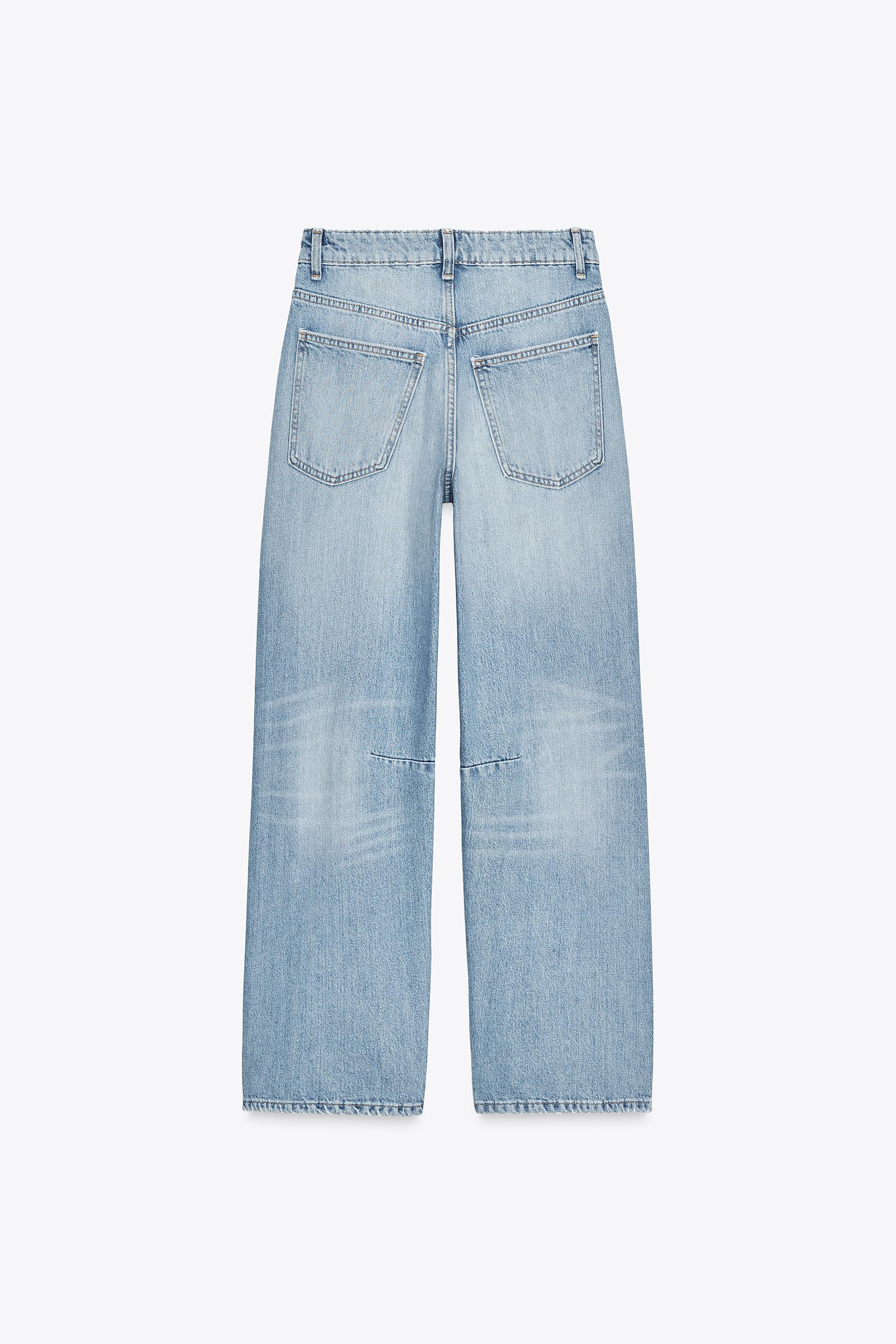 TRF MID-RISE BAGGY BALLOON JEANS