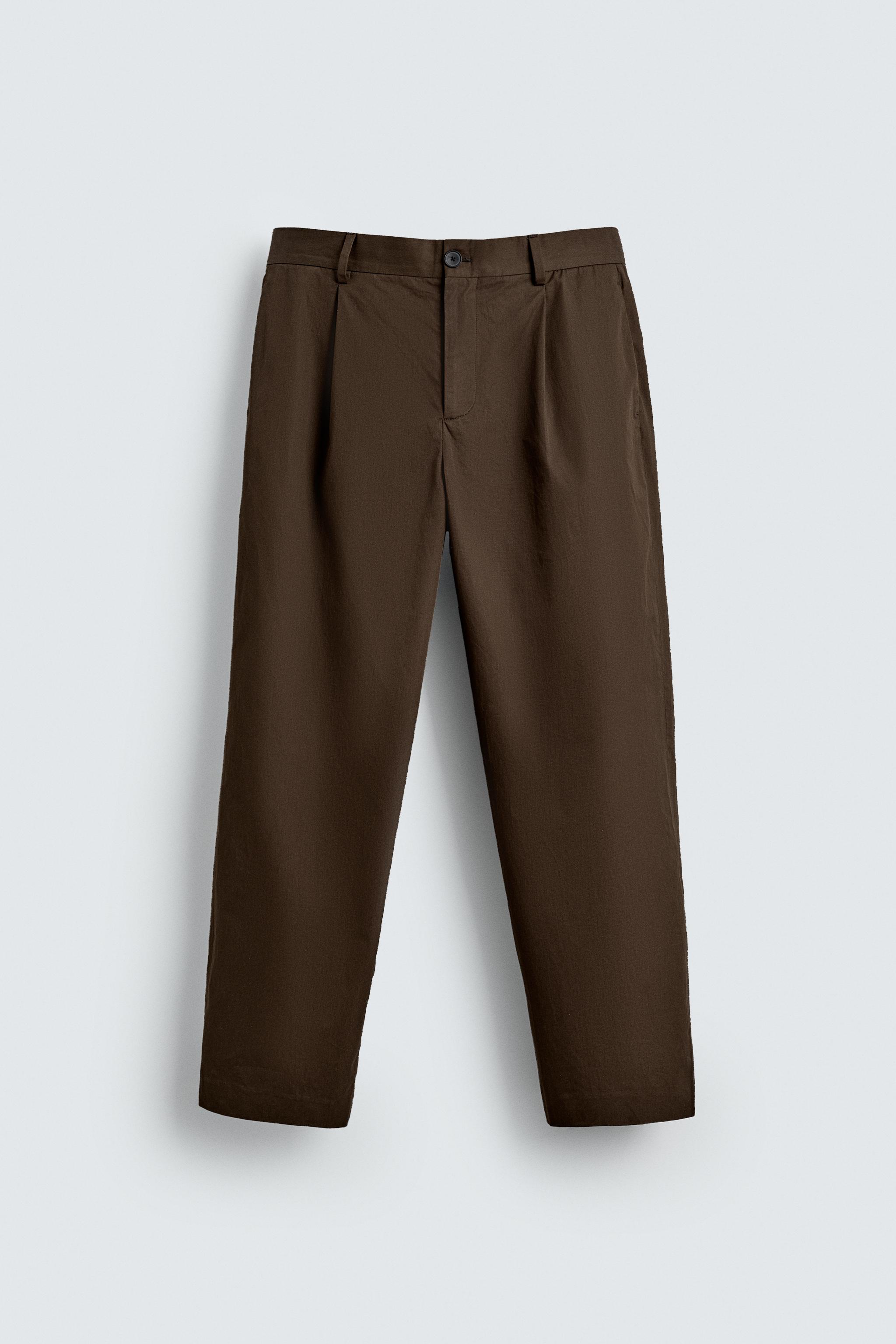 LIMITED EDITION PLEATED CHINO PANTS