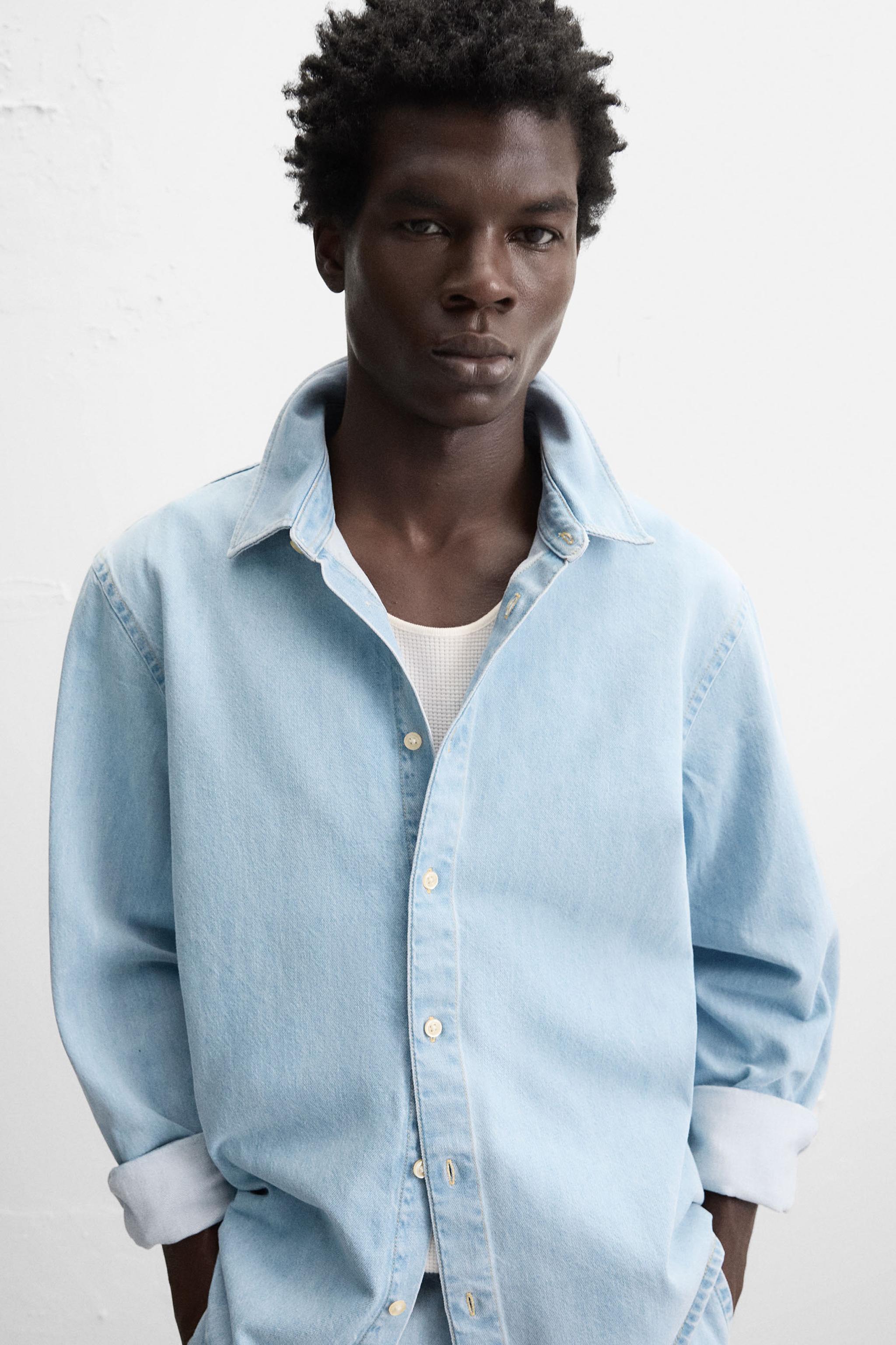 REGULAR FIT DENIM SHIRT