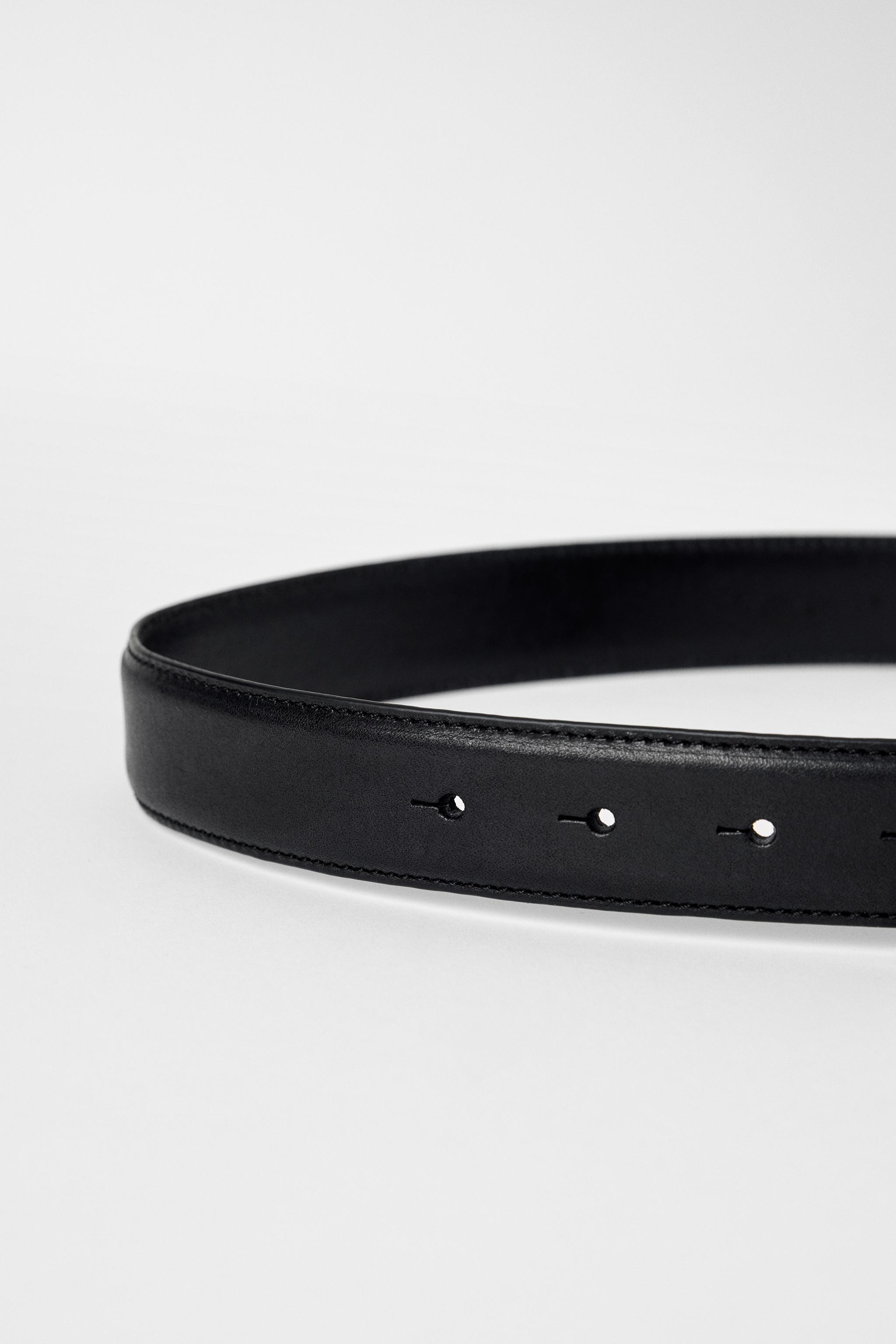 LEATHER BELT BOBBY GILLESPIE X ZARA