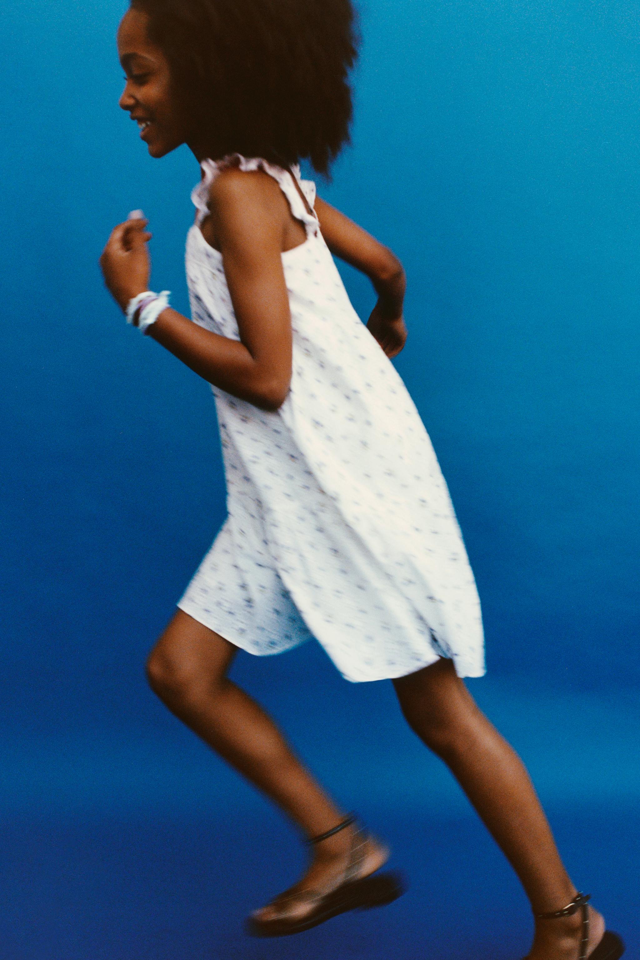 EMBROIDERED FLORAL DRESS