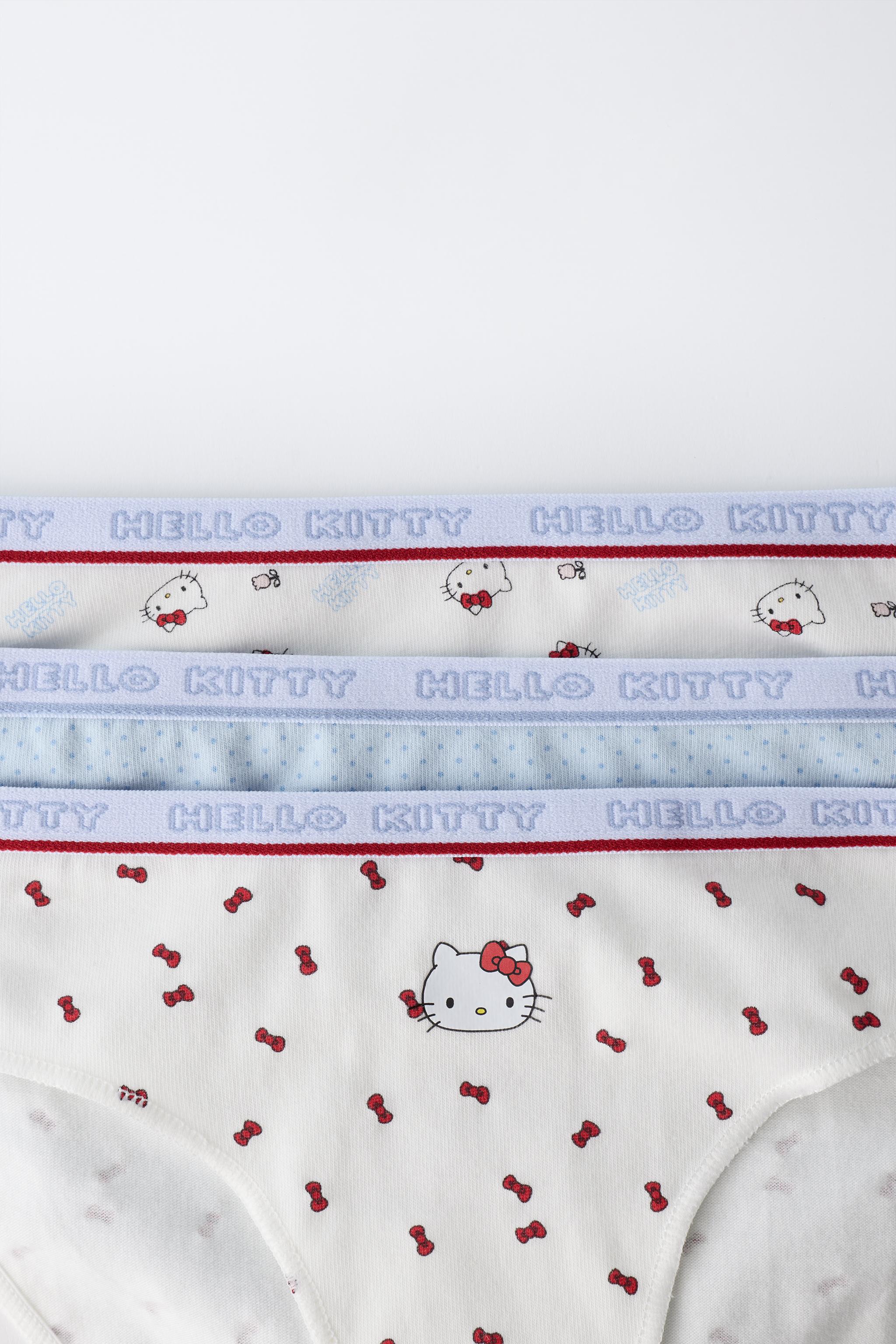 6-14 YEARS/ THREE-PACK OF HELLO KITTY © SANRIO UNDERWEAR