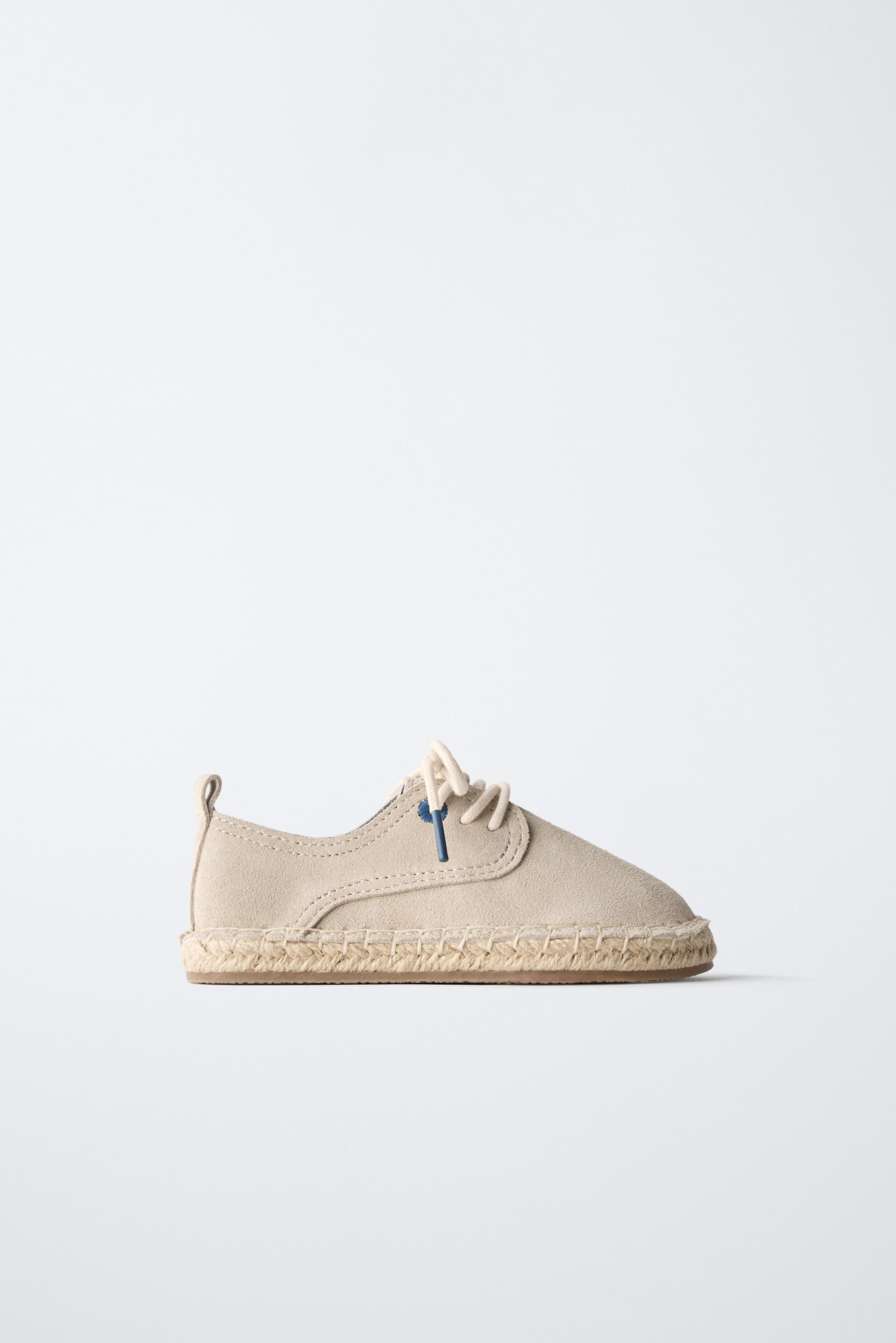 LIMITED EDITION JUTE LEATHER DERBY SHOES