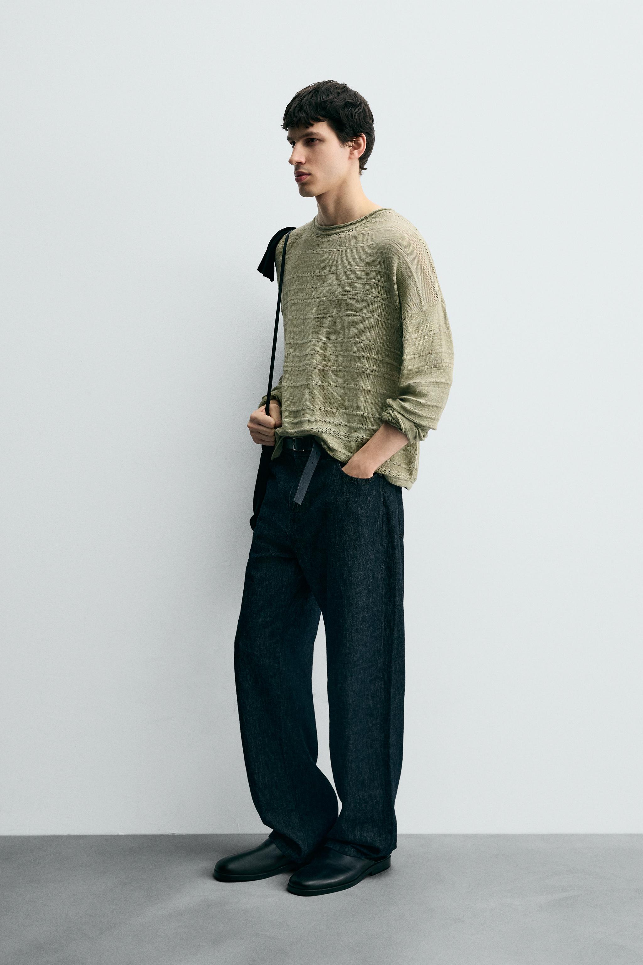 STRIPED JACQUARD SWEATER