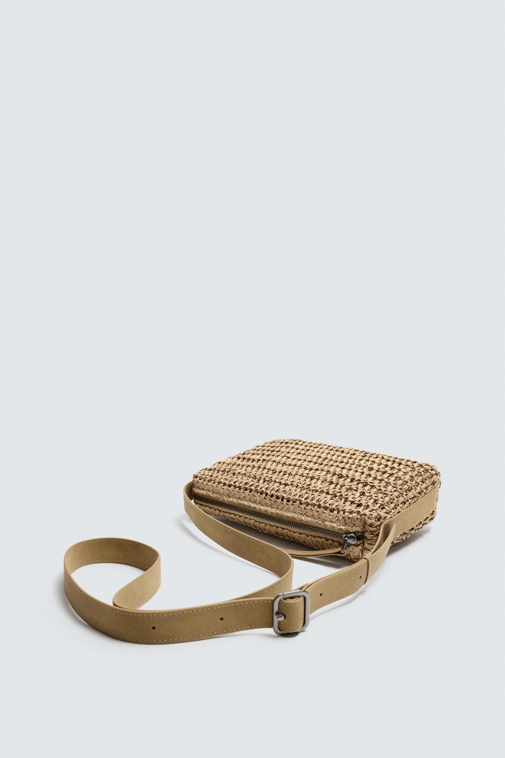 WOVEN CROSSBODY BAG