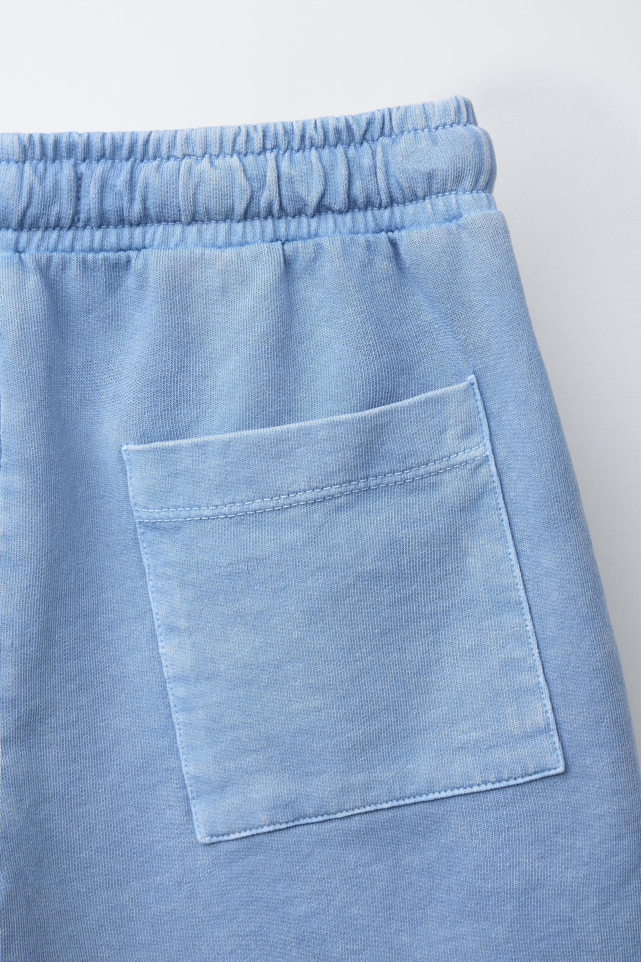 GARMENT DYE SLEEVELESS T-SHIRT AND BERMUDA SET