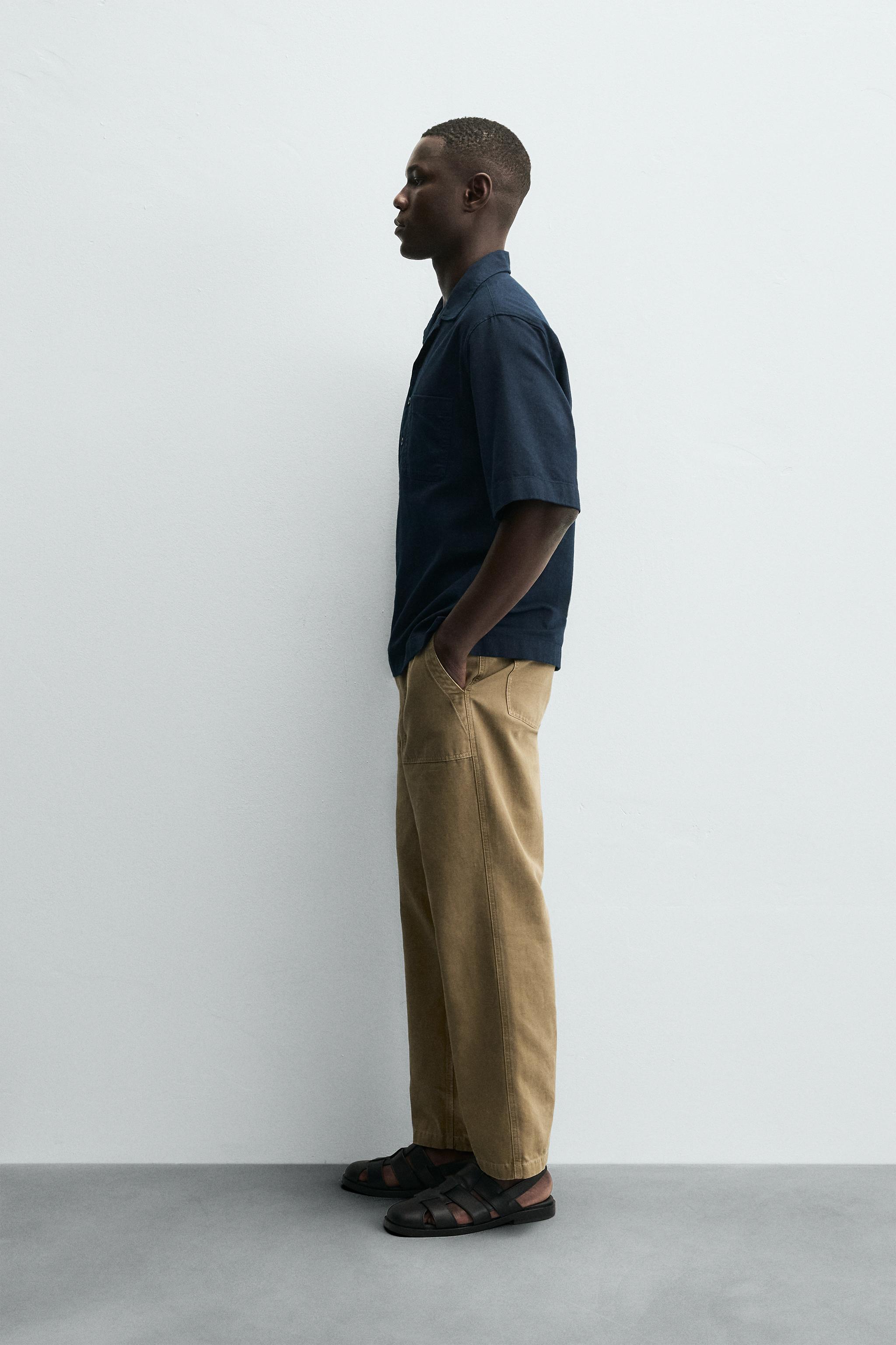 COTTON-LINEN POLO SHIRT