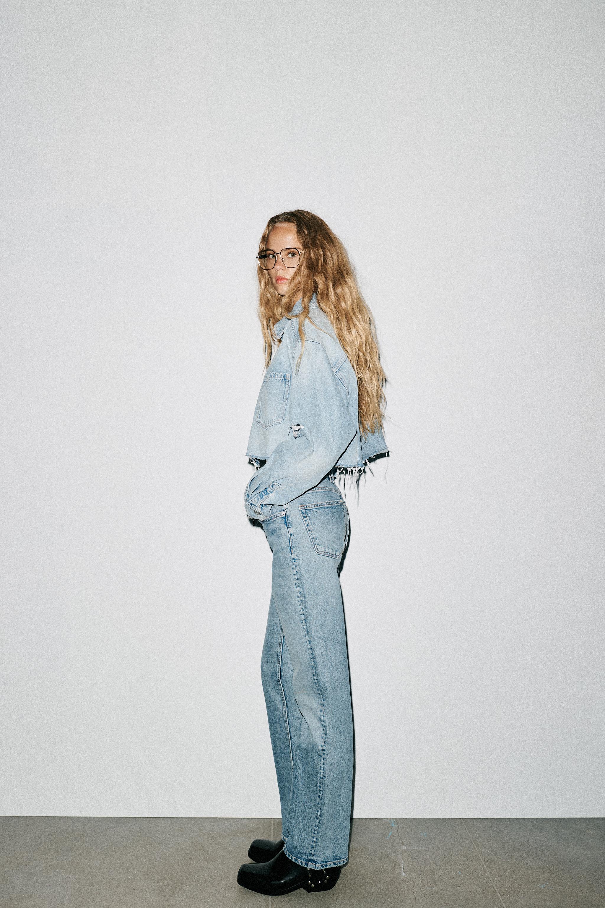 TRF HI-RISE STRAIGHT LEG JEANS