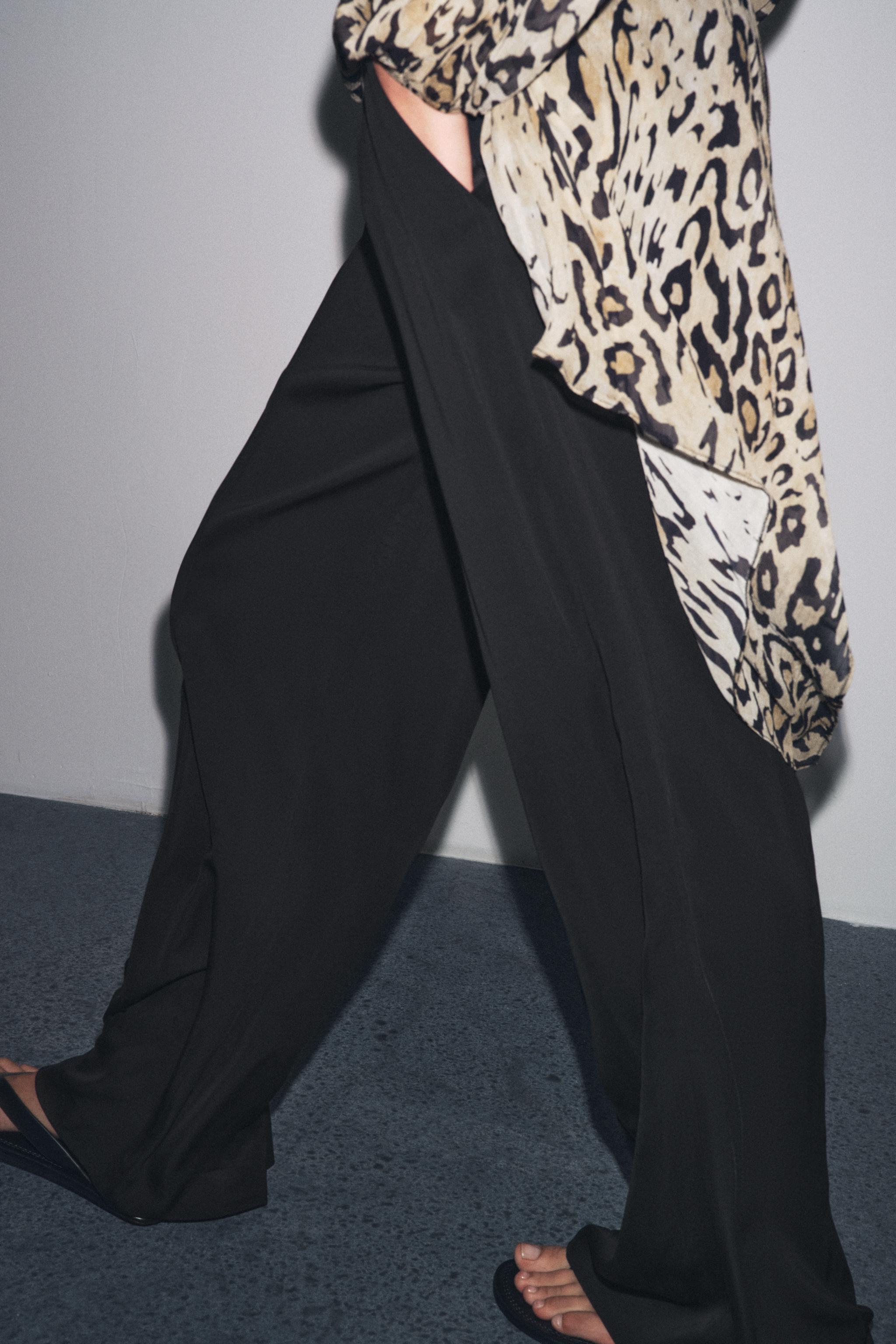 ZW COLLECTION FLOWY PANTS WITH DARTS