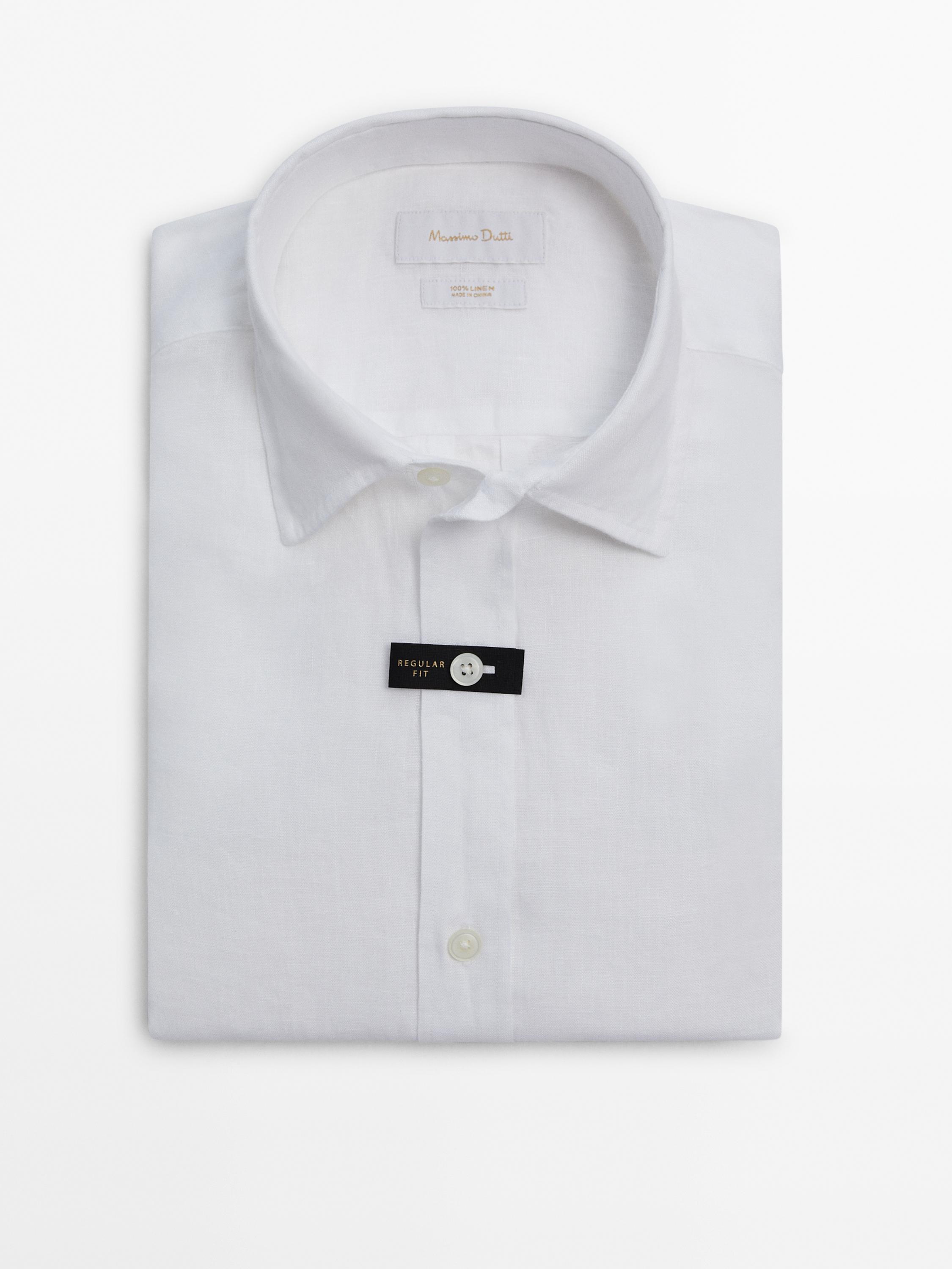 100% linen regular fit shirt