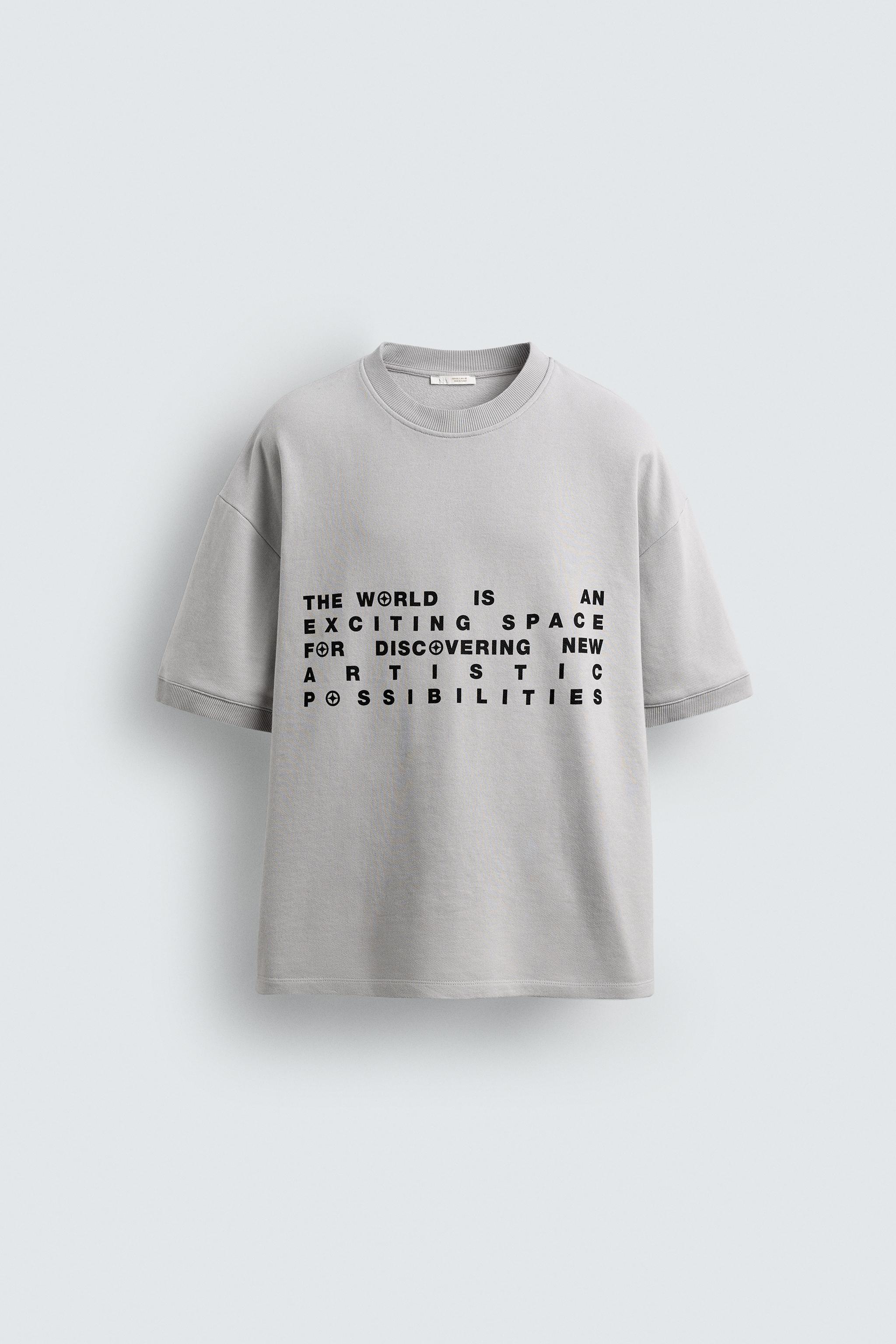 COMBINATION PRINT SWEATSHIRT