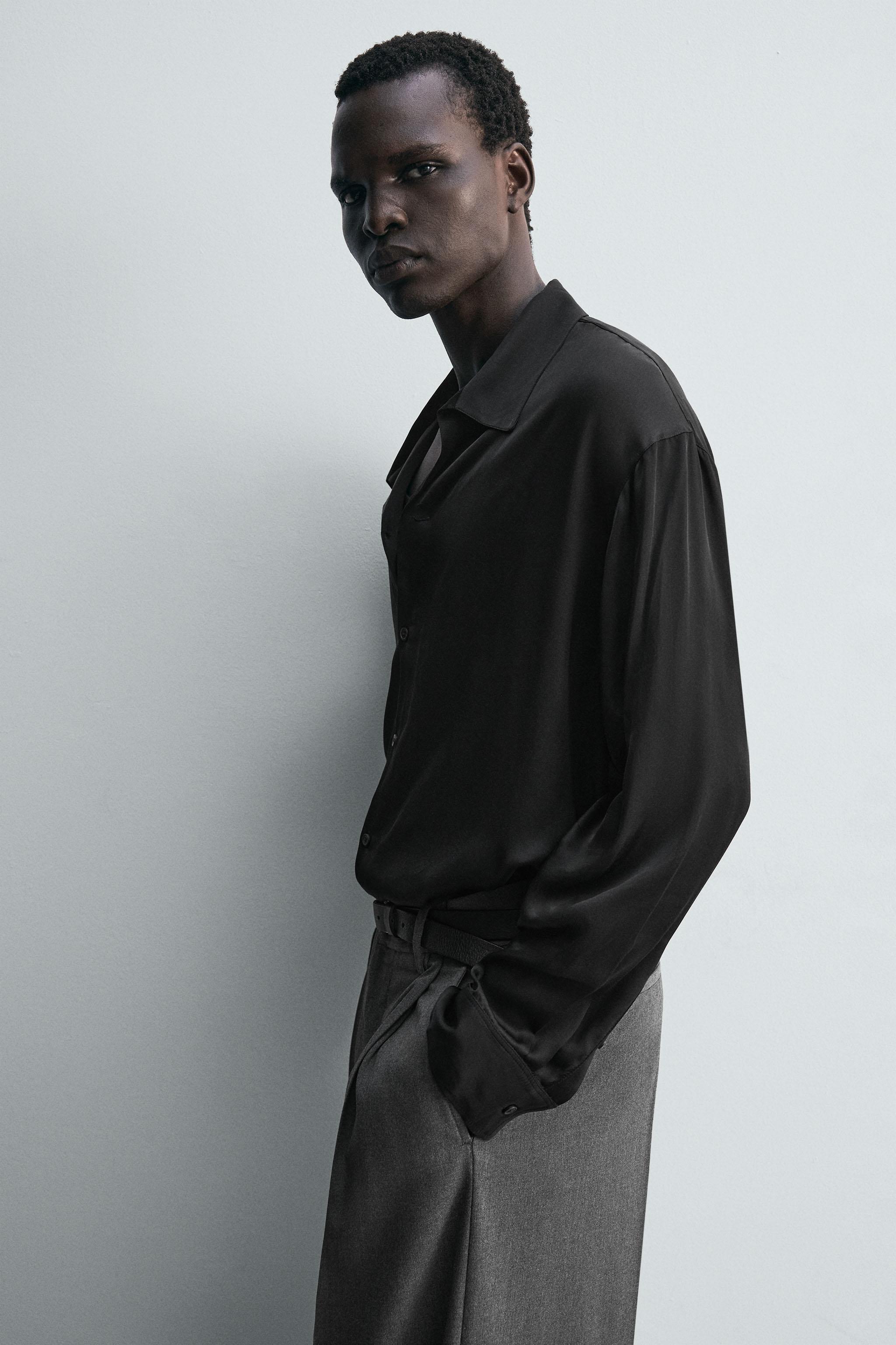 RELAXED FIT FLOWY SHIRT