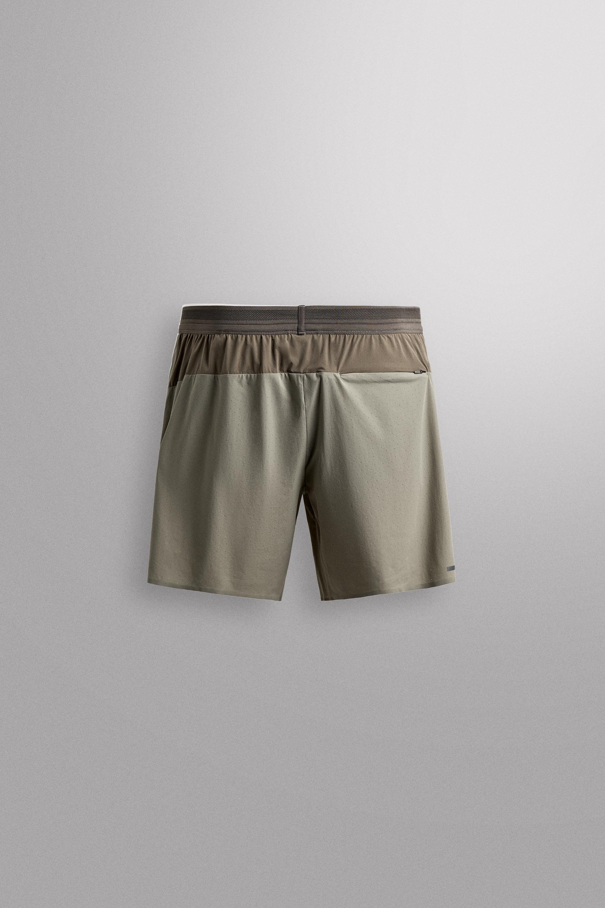 LIGHTWEIGHT PERFORATED SHORTS