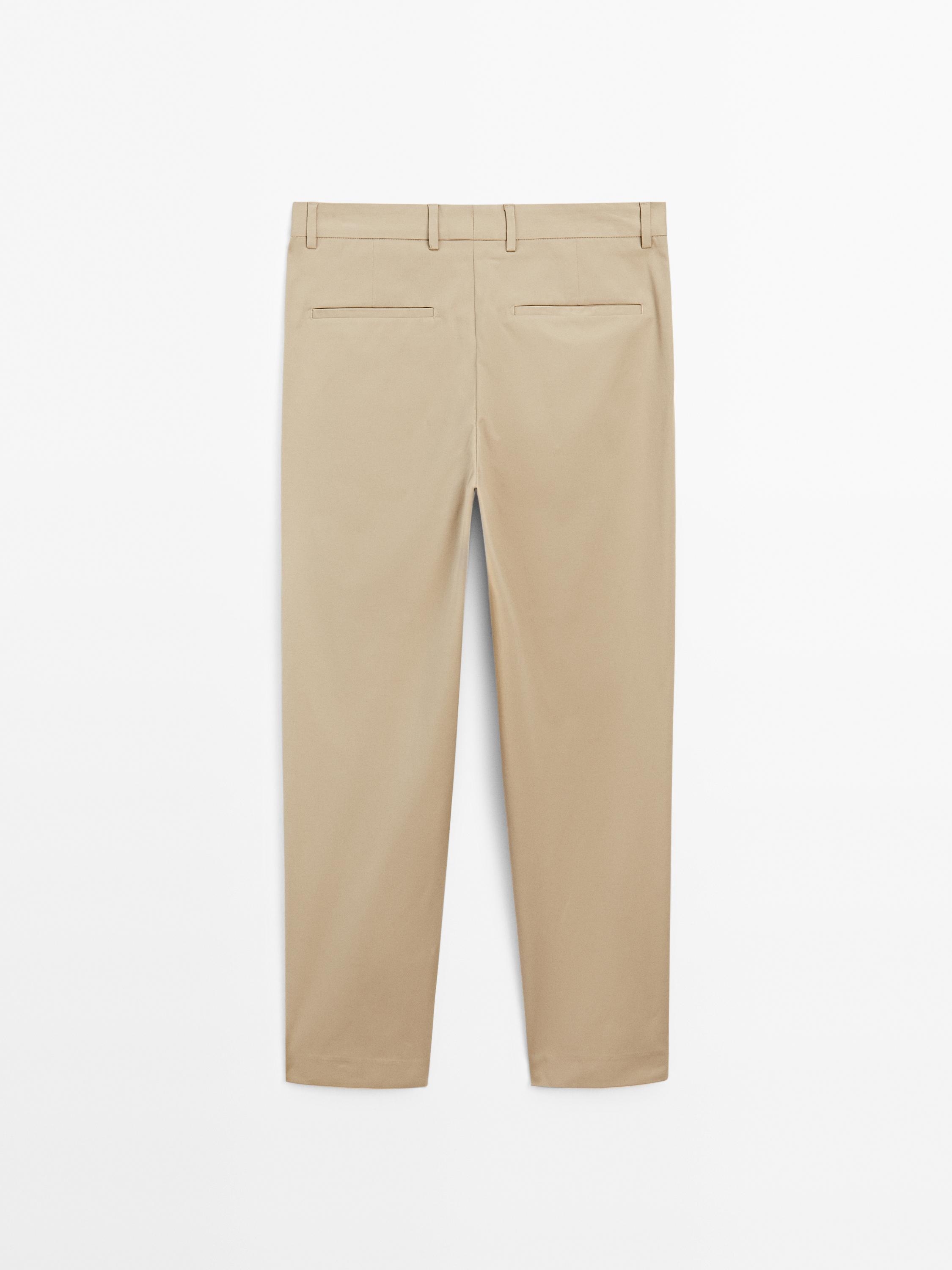 Relaxed-fit trousers with dart detail