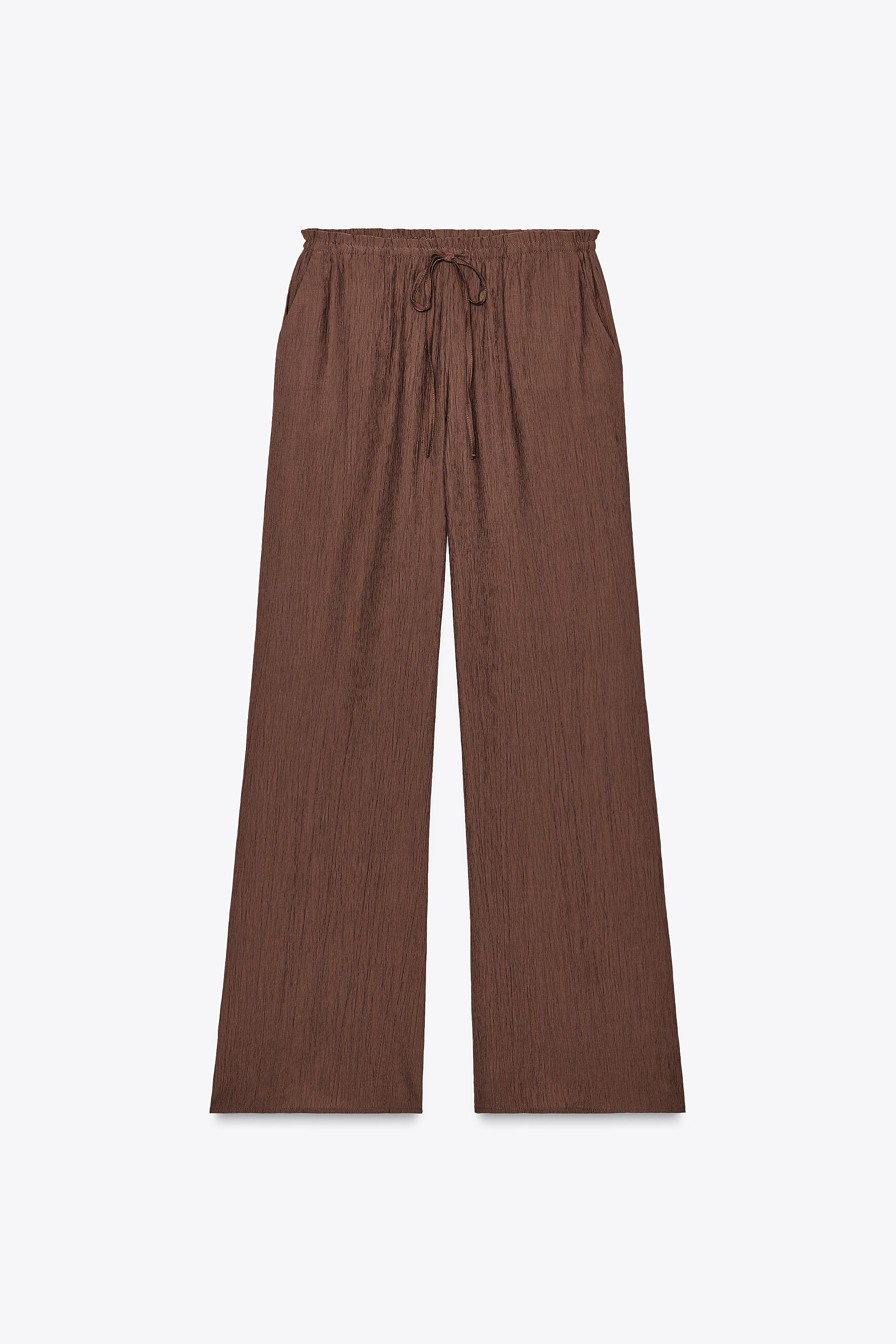TEXTURED WEAVE PANTS