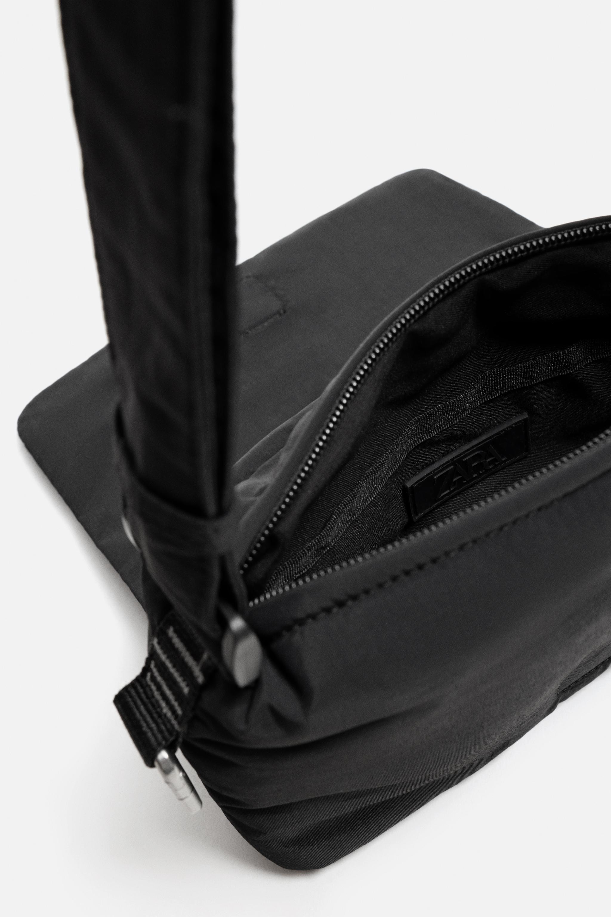 NYLON FLAP CROSSBODY BAG