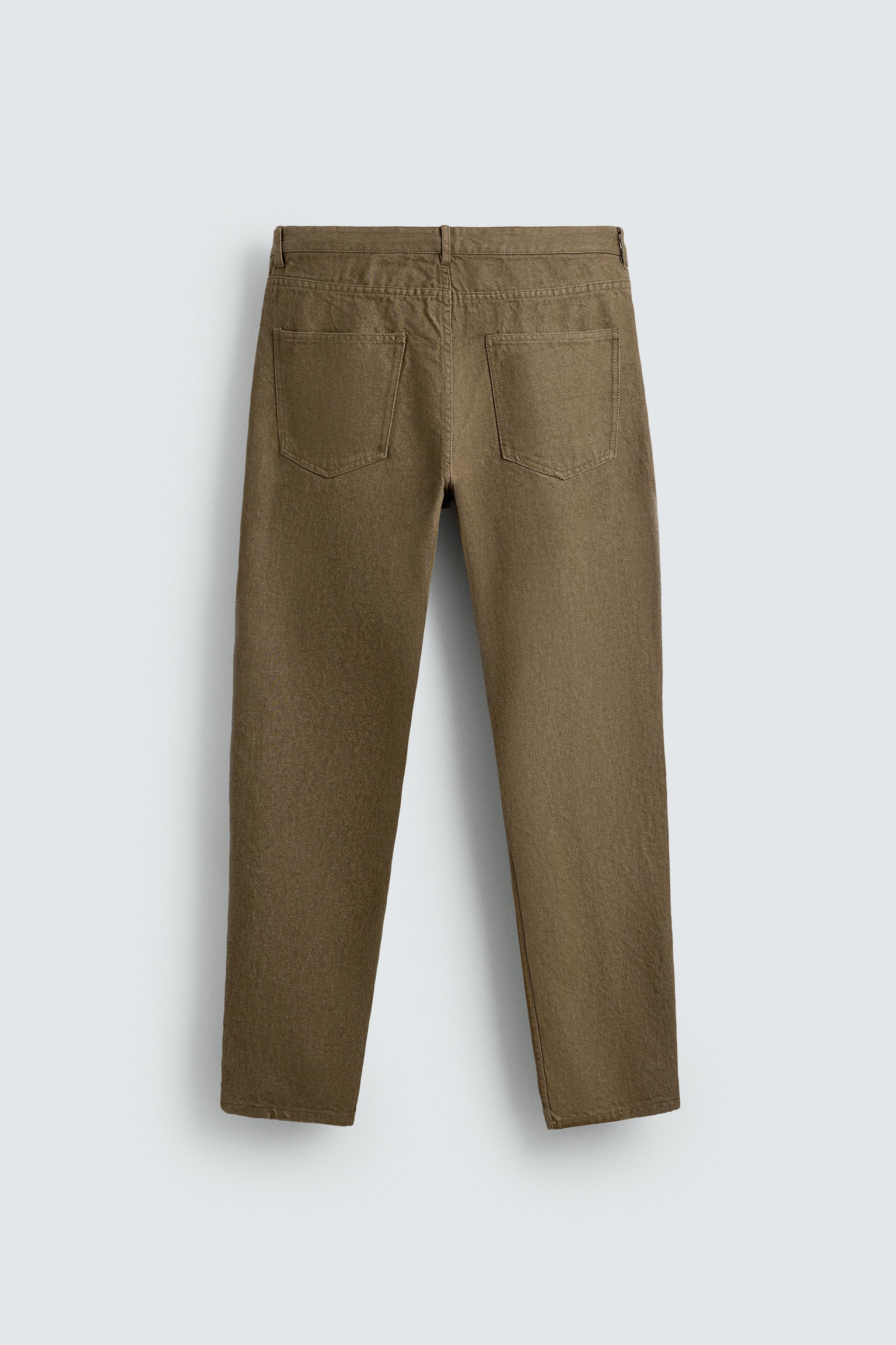 REGULAR FIT COTTON PANTS