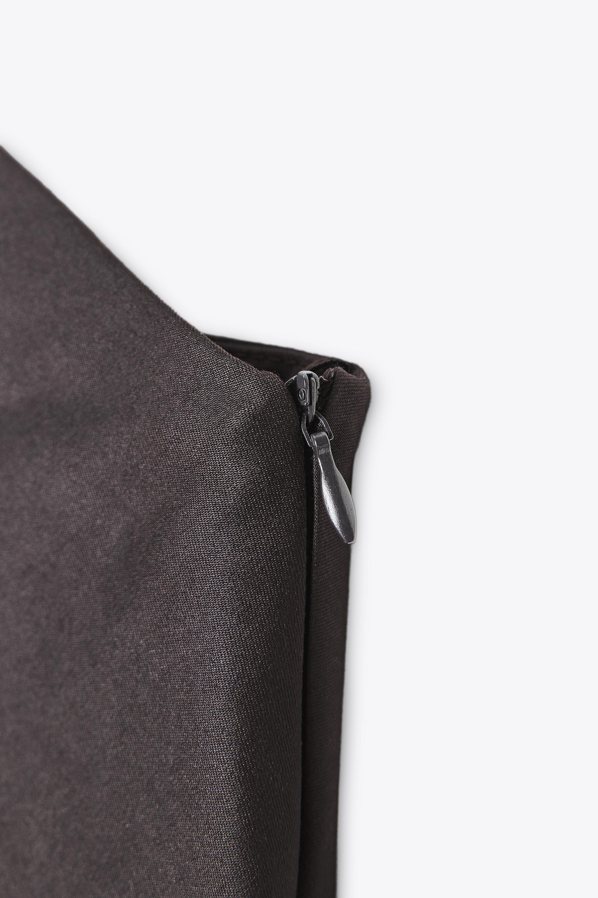 ASYMMETRIC SCARF MINI DRESS