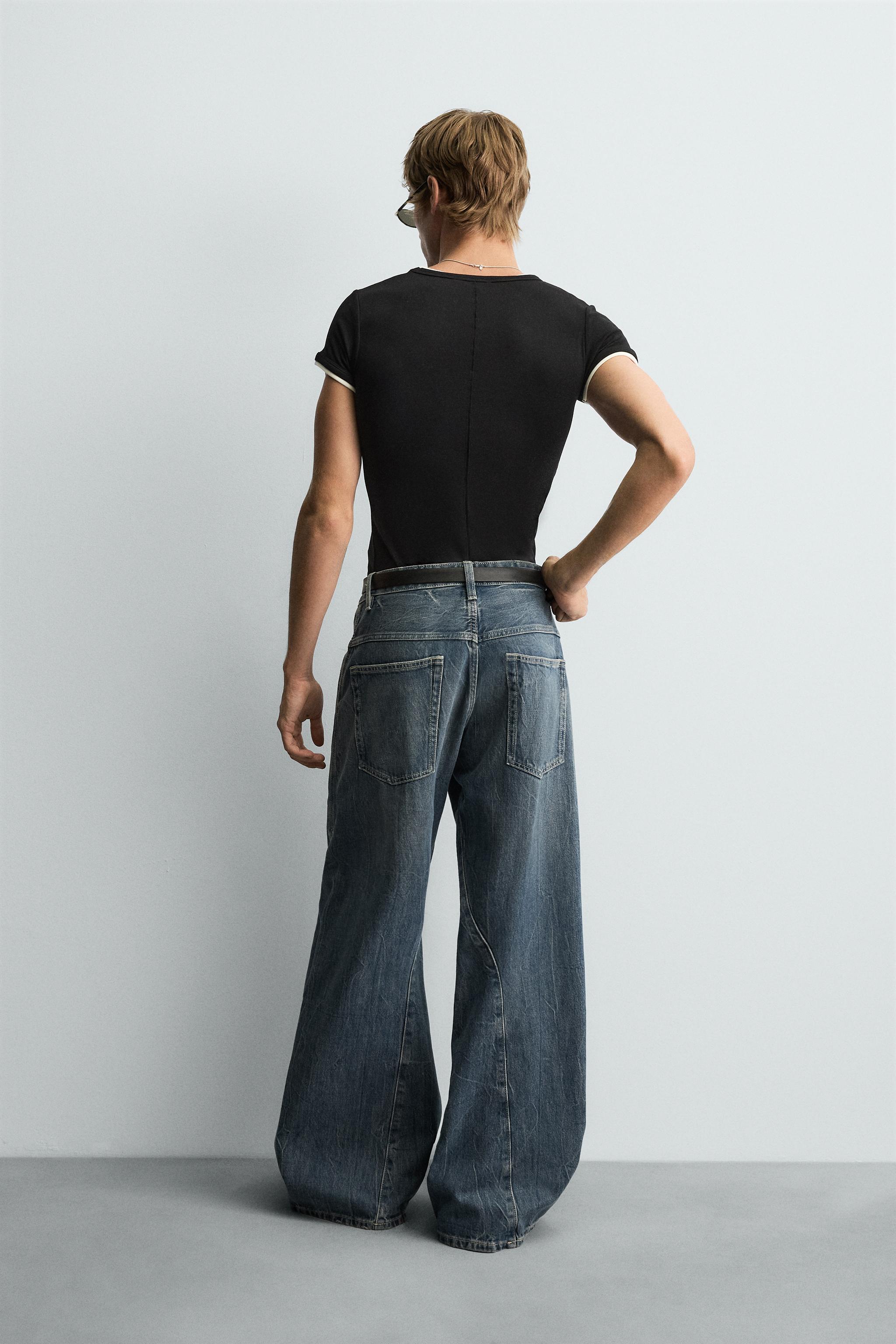 BAGGY FIT TWISTED SEAM JEANS