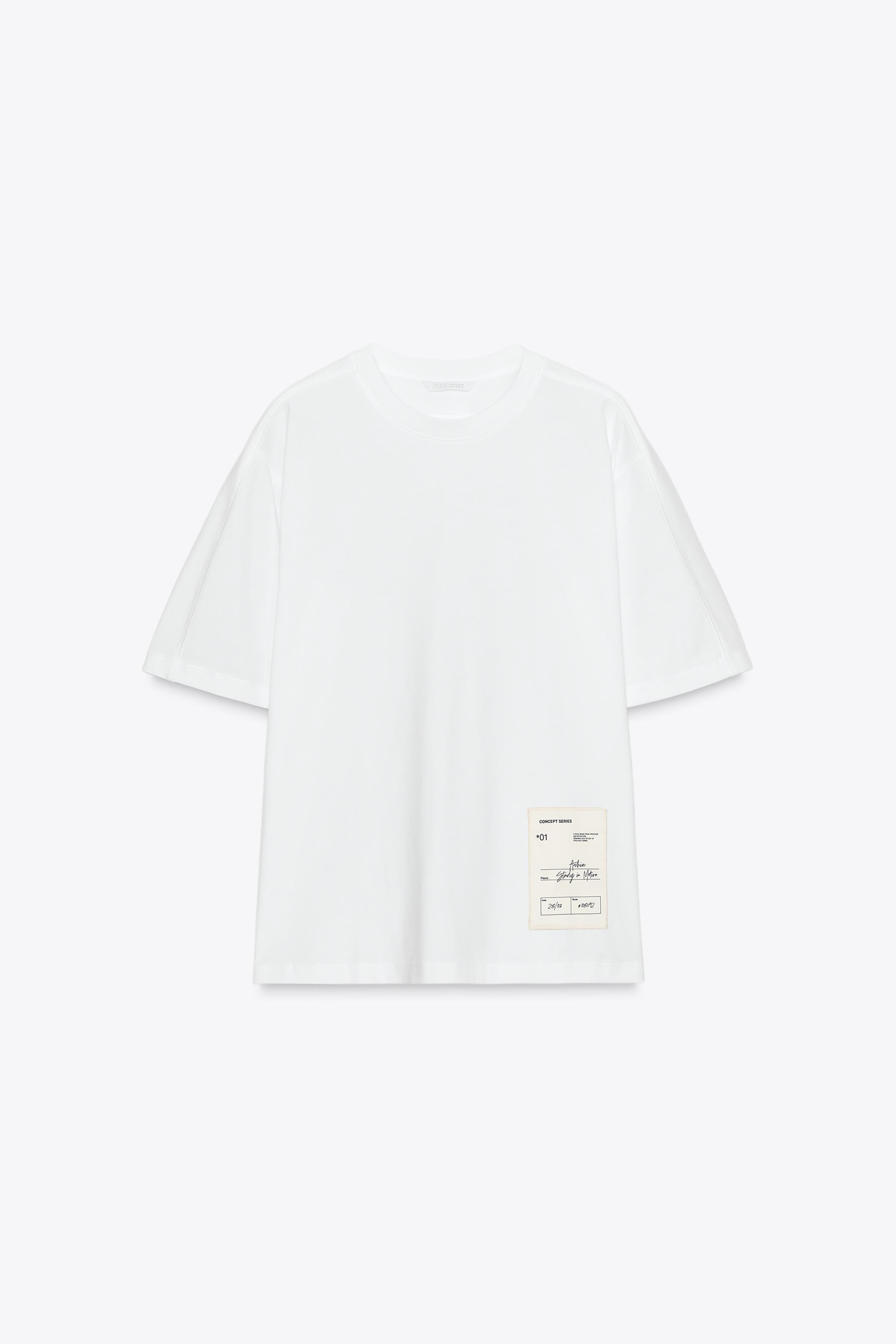 REGULAR FIT LABEL T-SHIRT