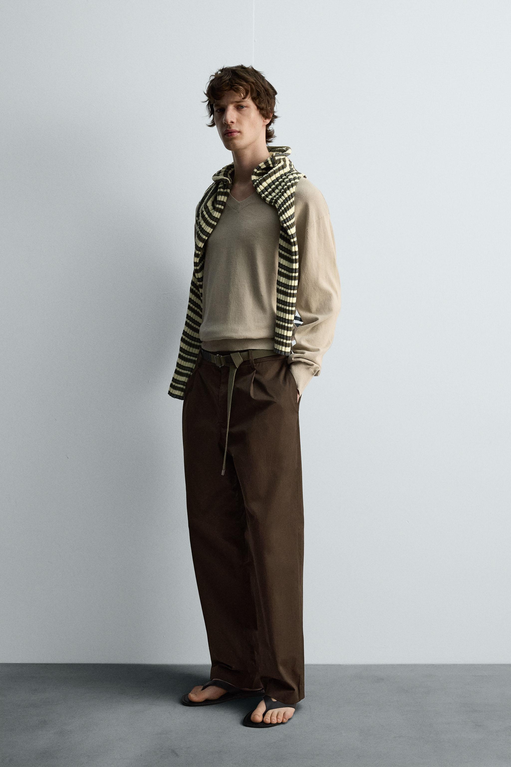 LIMITED EDITION PLEATED CHINO PANTS