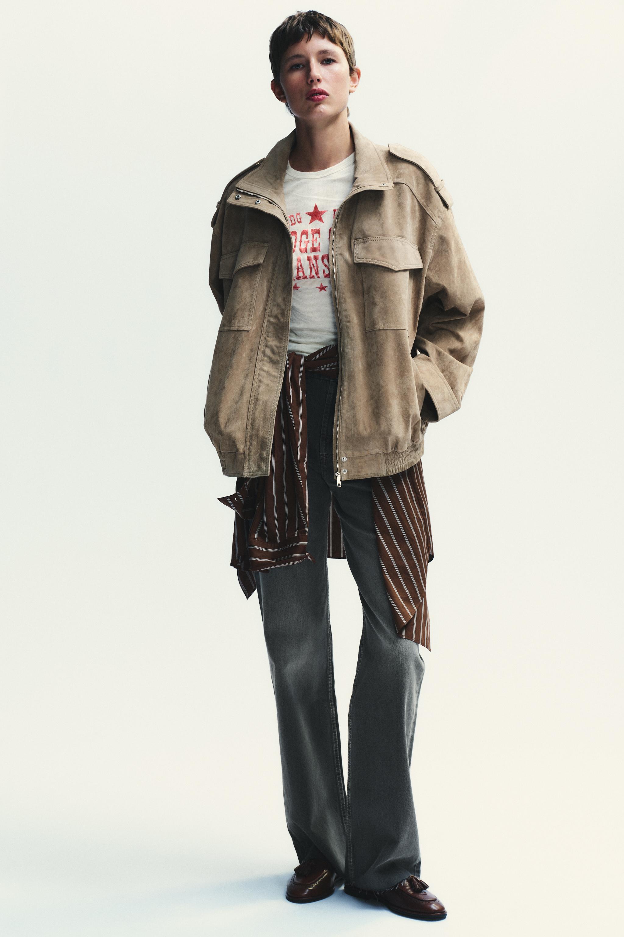 TRF HIGH WAIST WIDE LEG FULL LENGTH JEANS