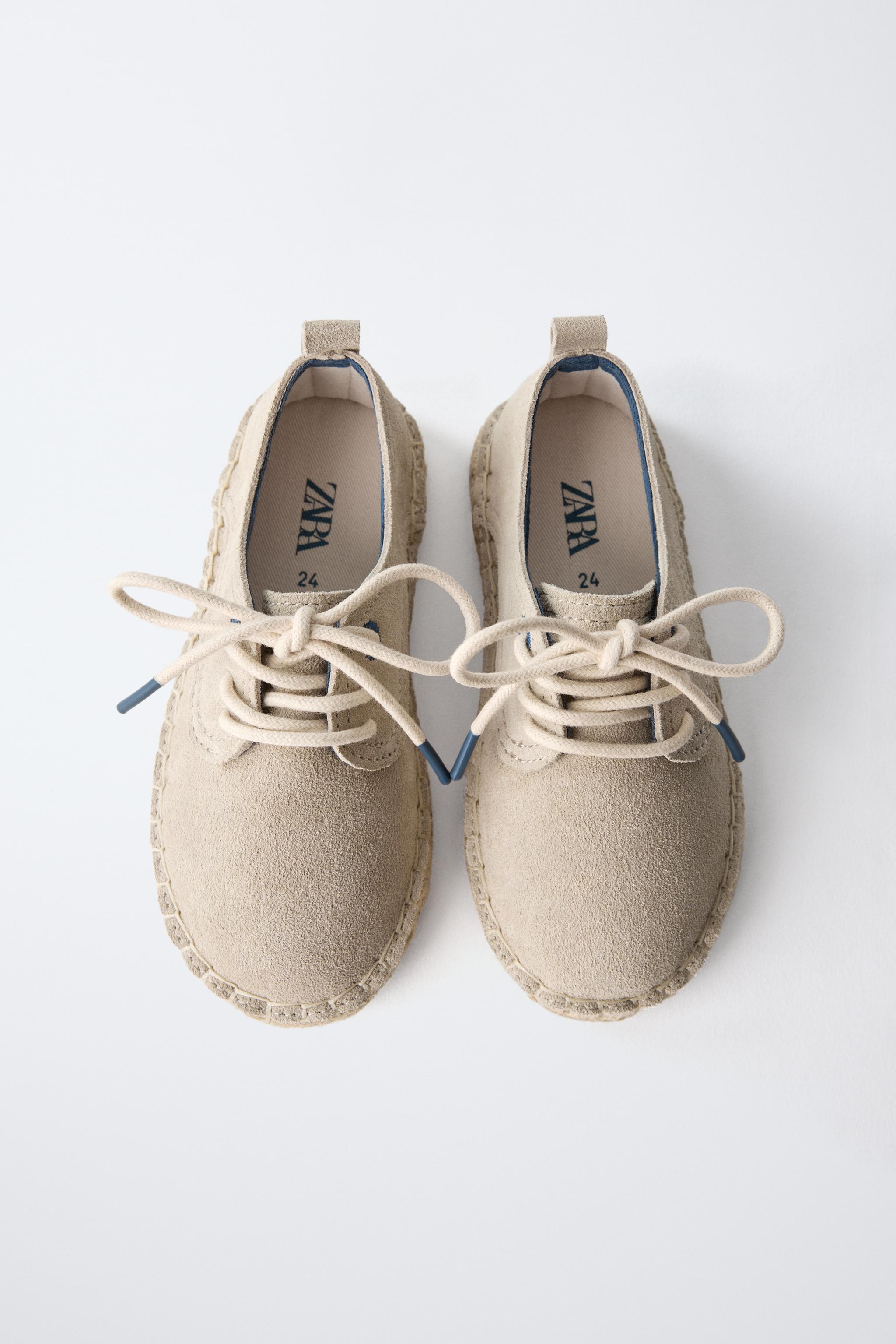 LIMITED EDITION JUTE LEATHER DERBY SHOES