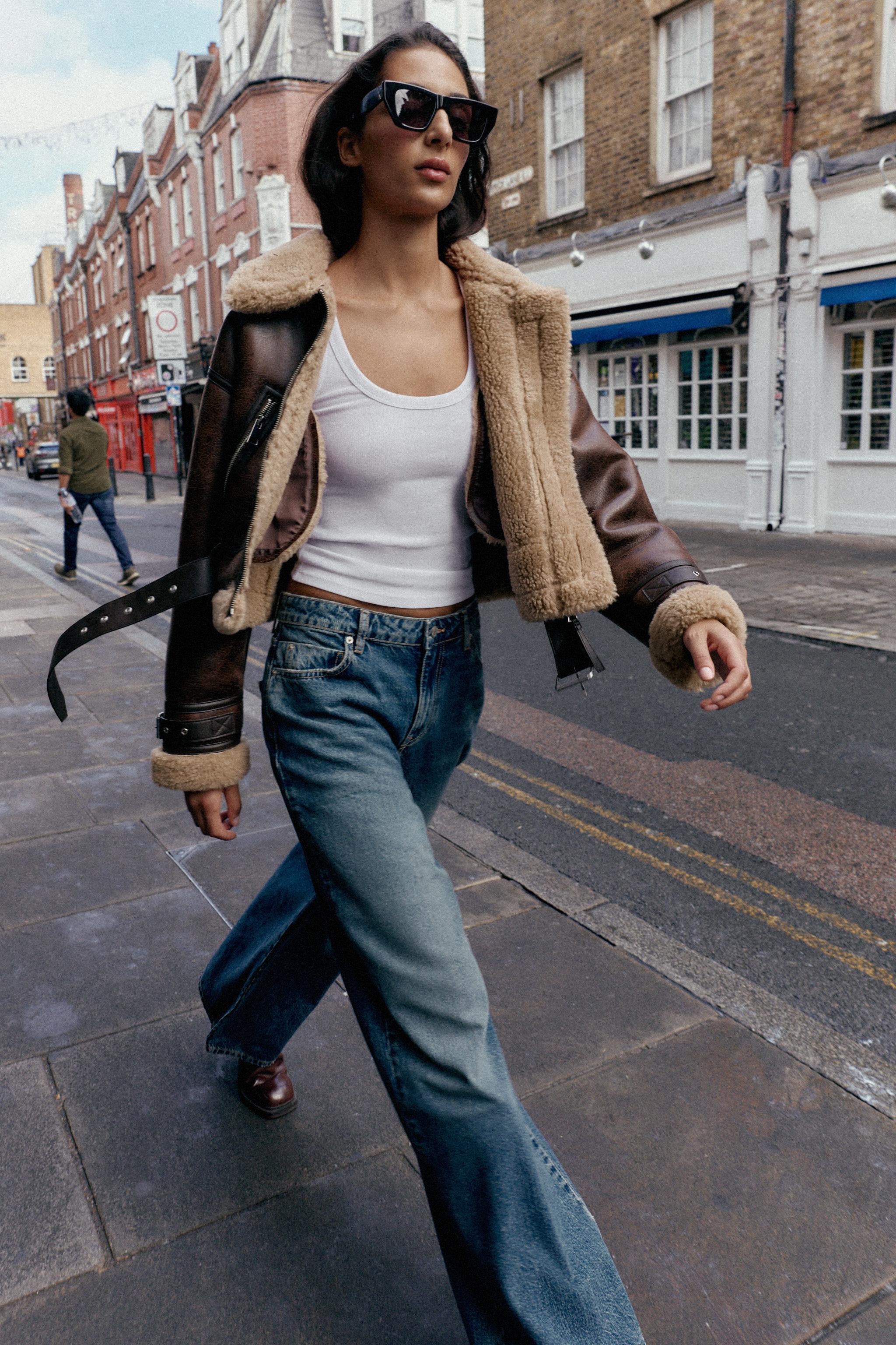 Z1975 HIGH-WAISTED WIDE LEG LOOSE FIT JEANS