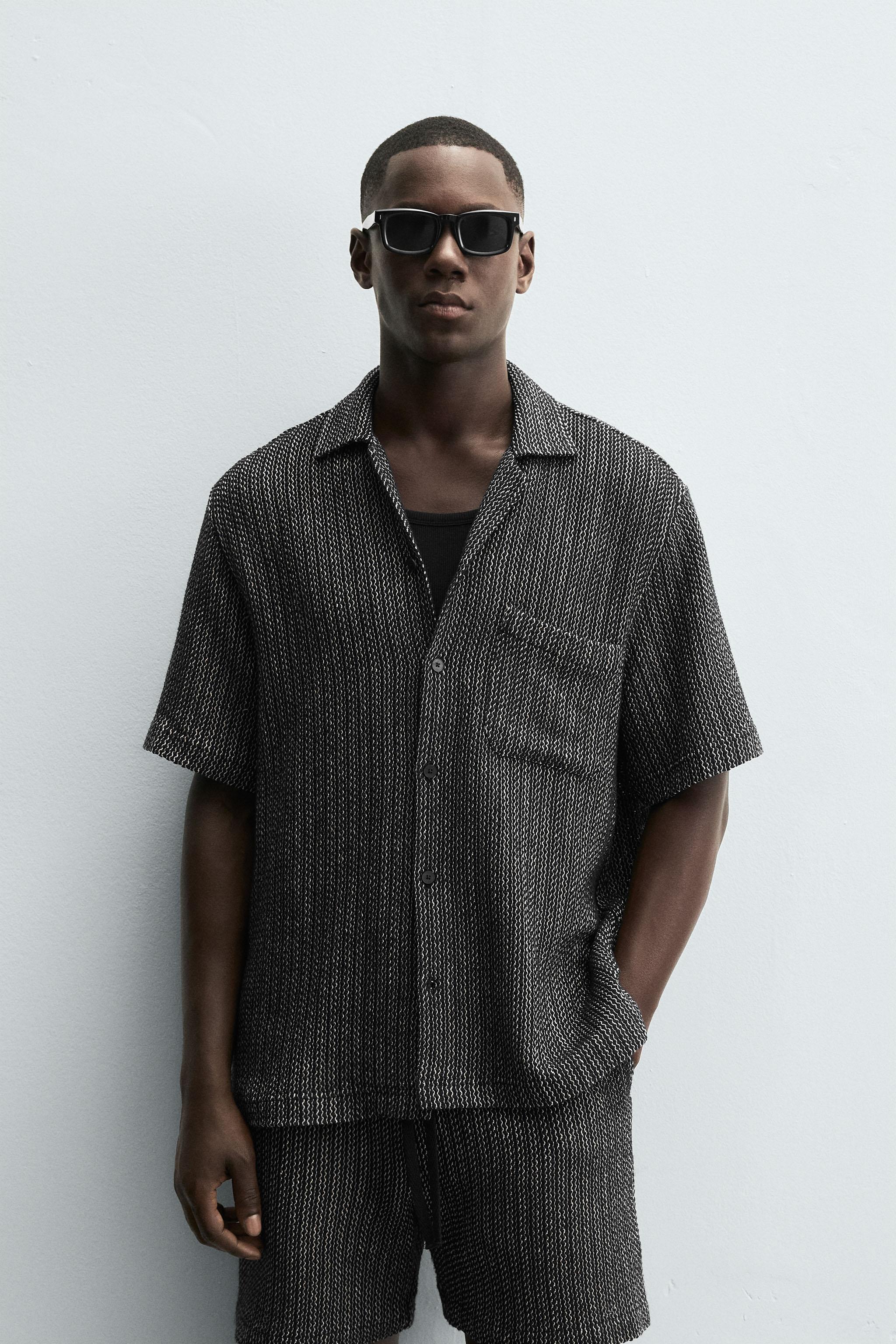 JACQUARD TEXTURED SHIRT